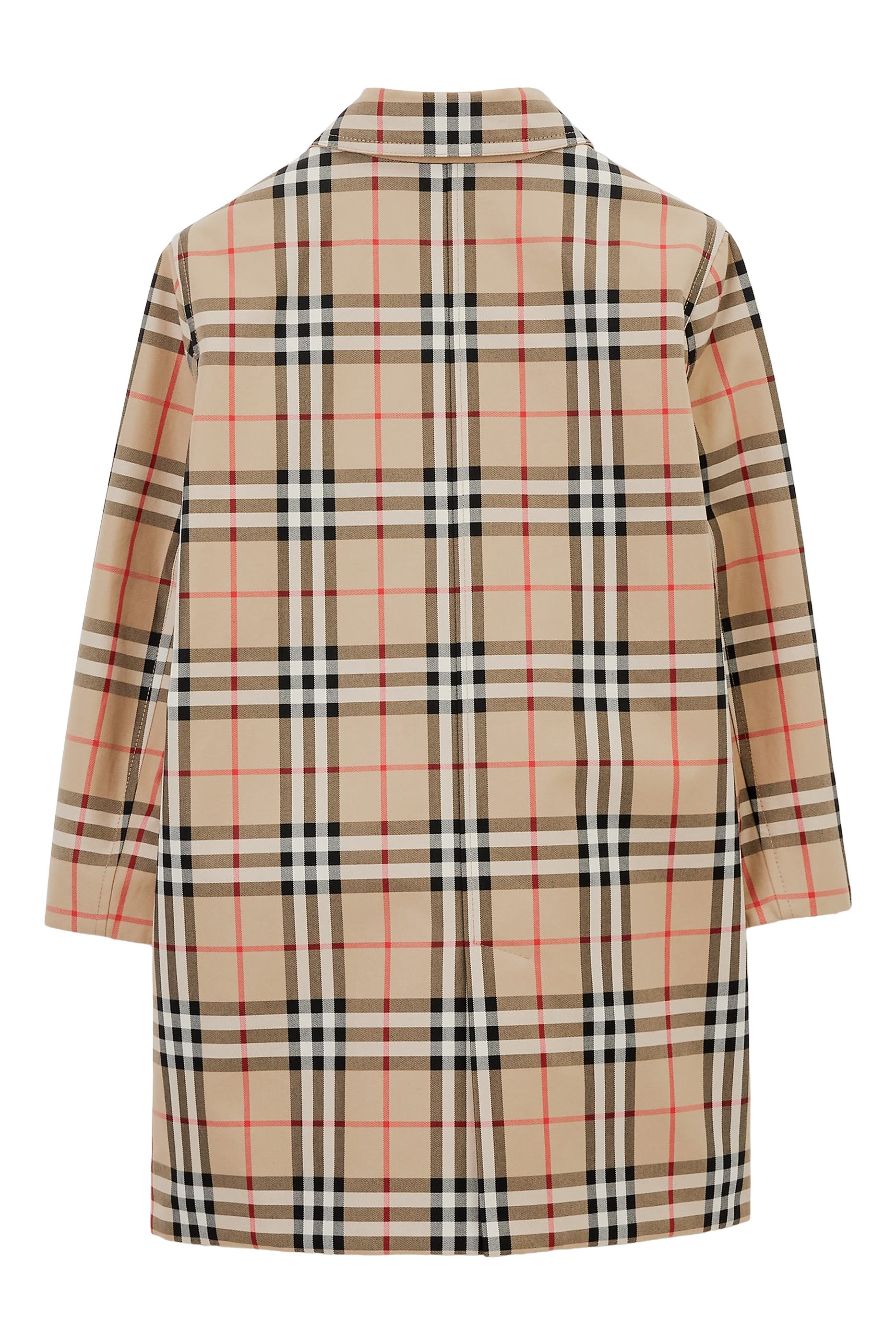 Kids Reversible Check Car Coat