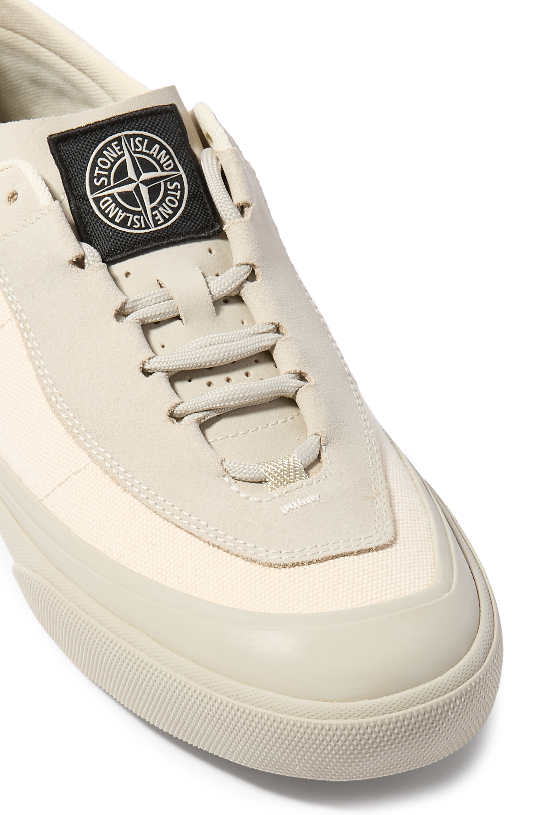  Low-Top Trainers with Compass Logo Patch