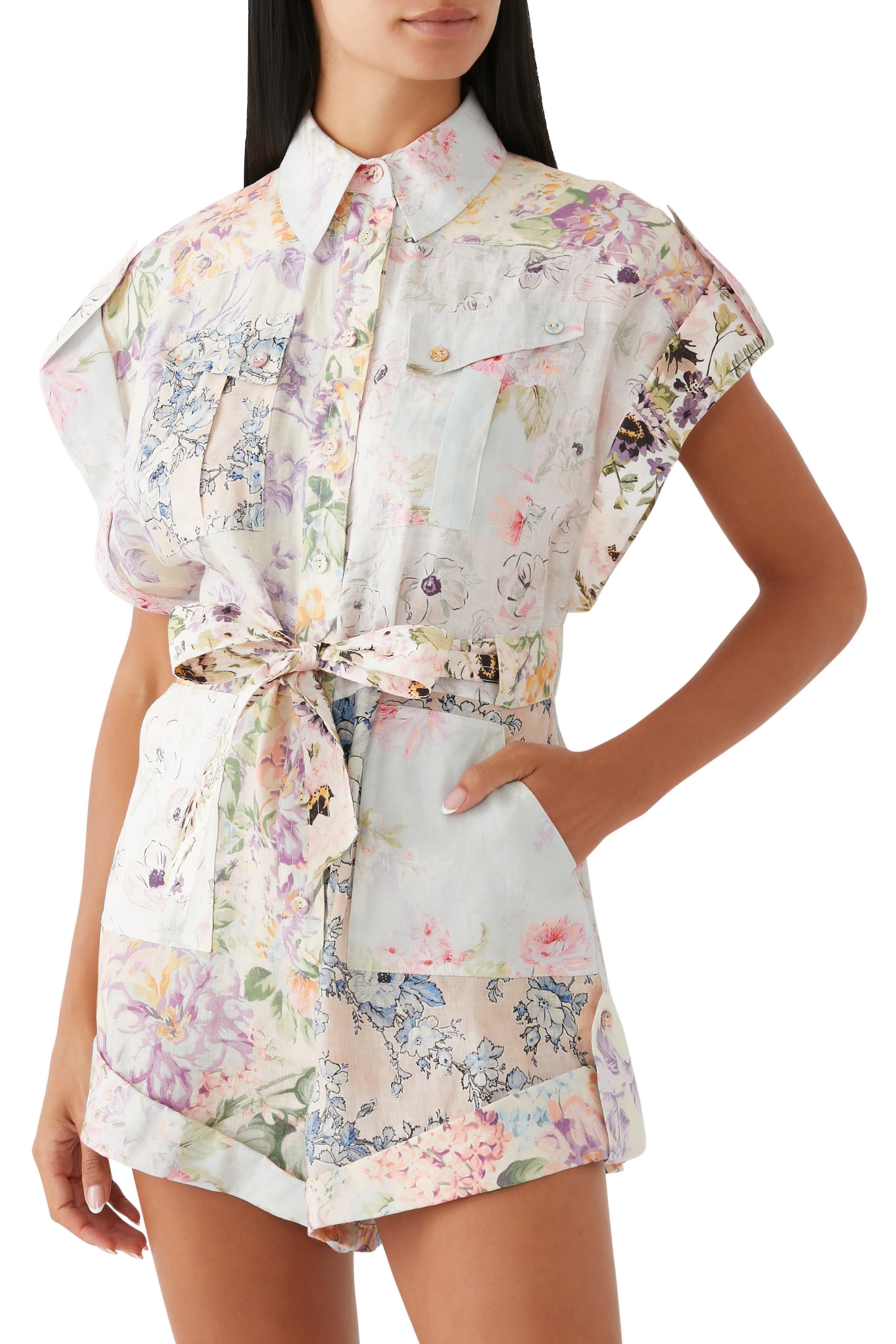 Halliday Cuffed Playsuit