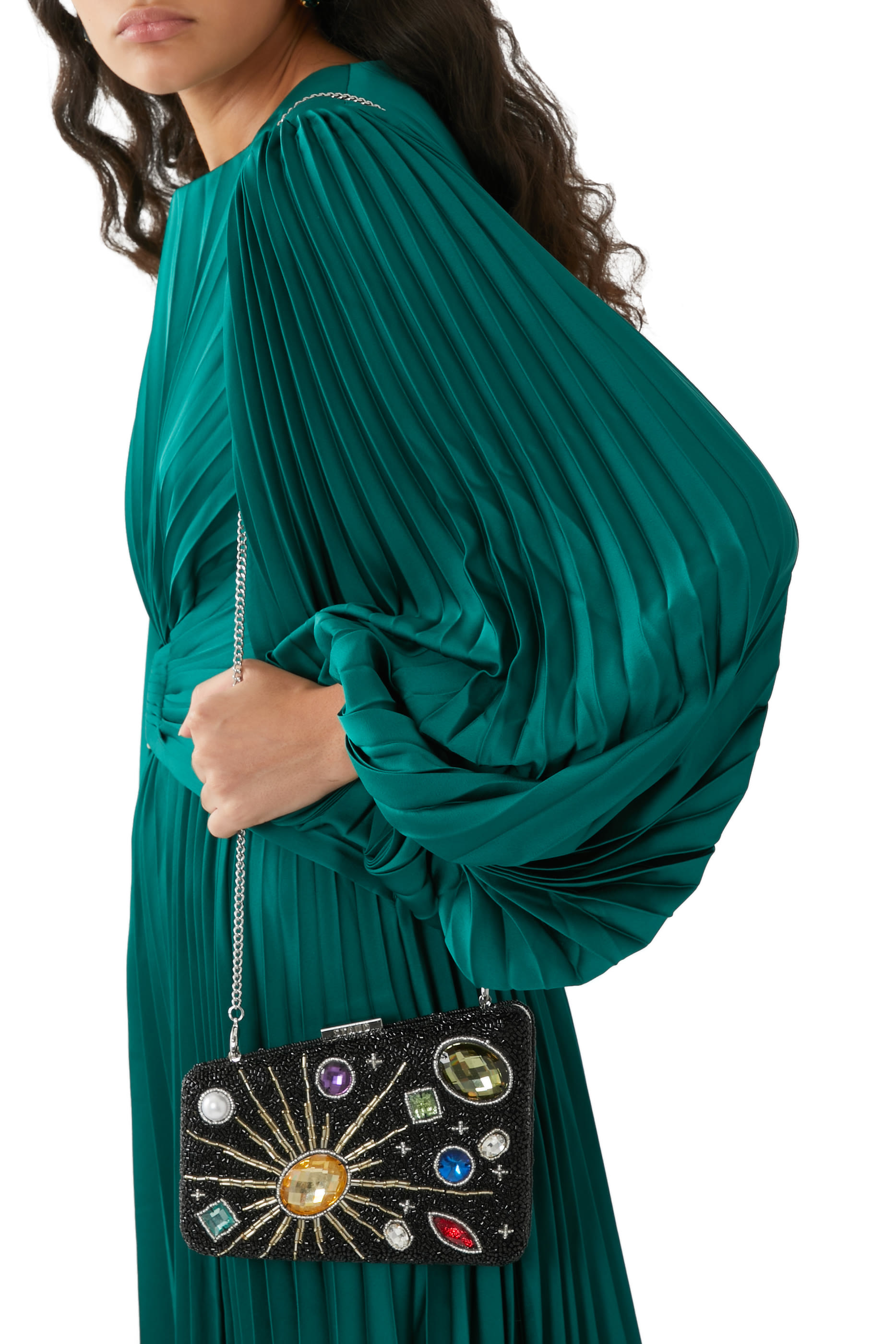 Carmella Beaded Clutch Bag