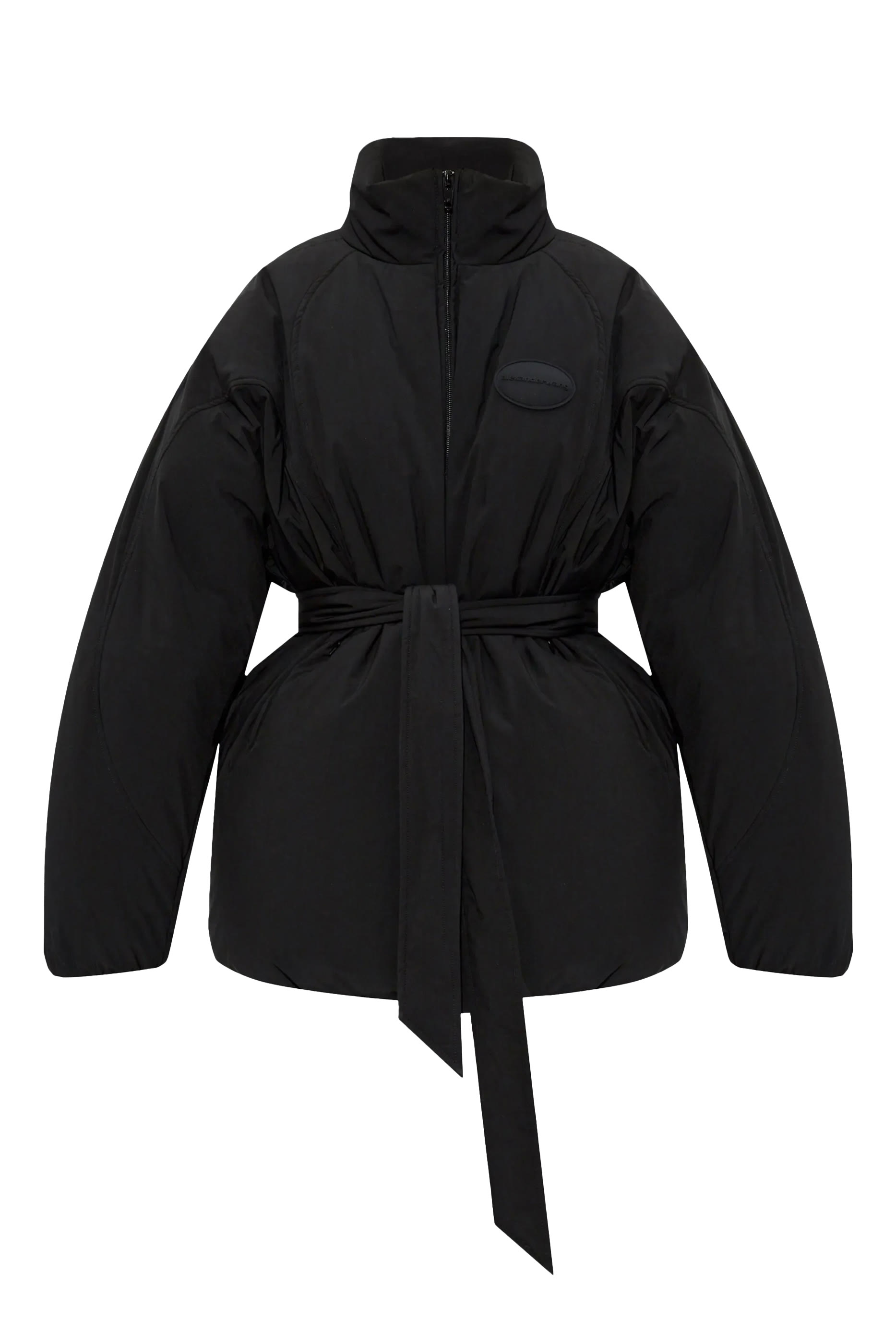 Dome Logo Patch Puffer Coat