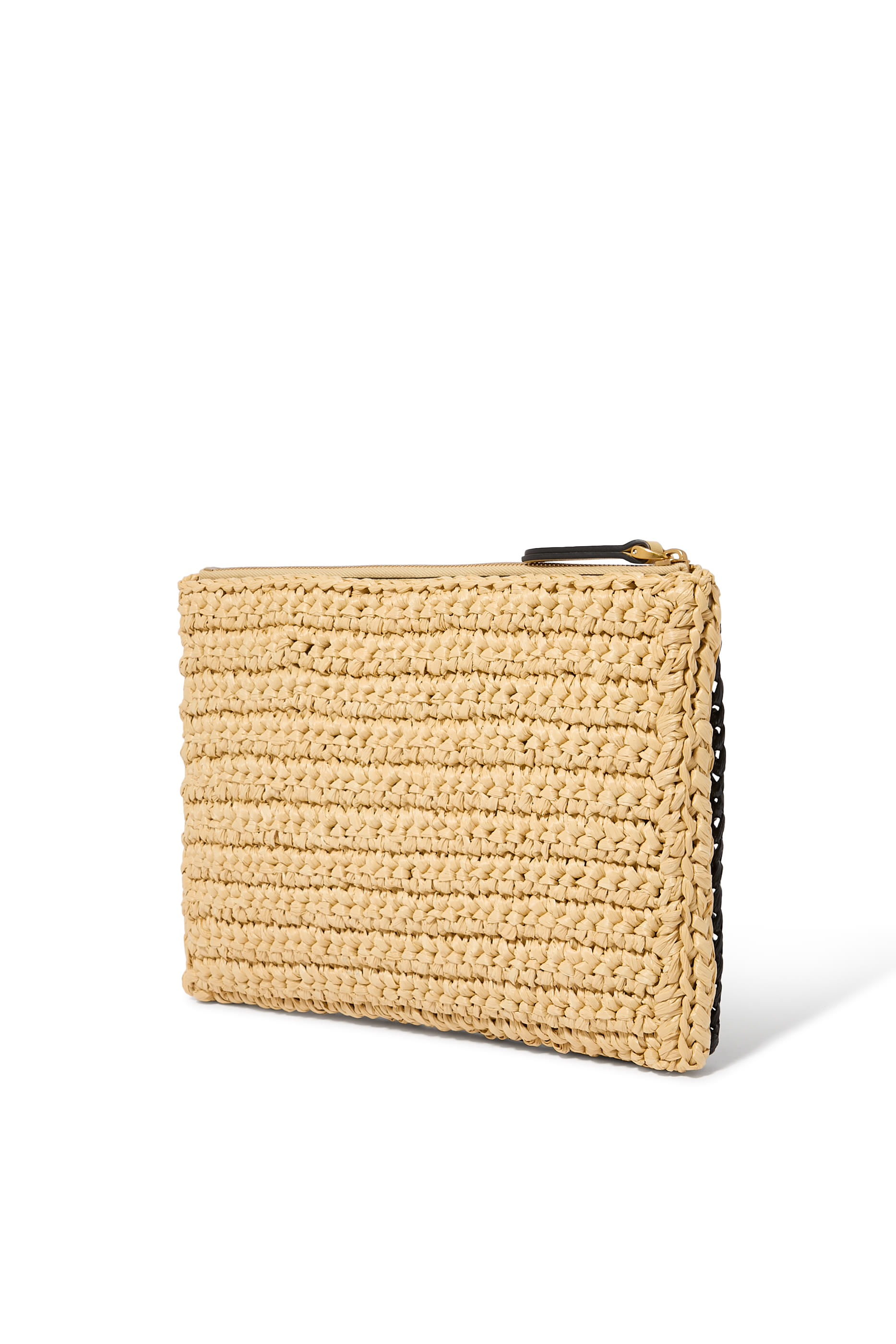 Viva Superstar Synthetic Raffia Pouch