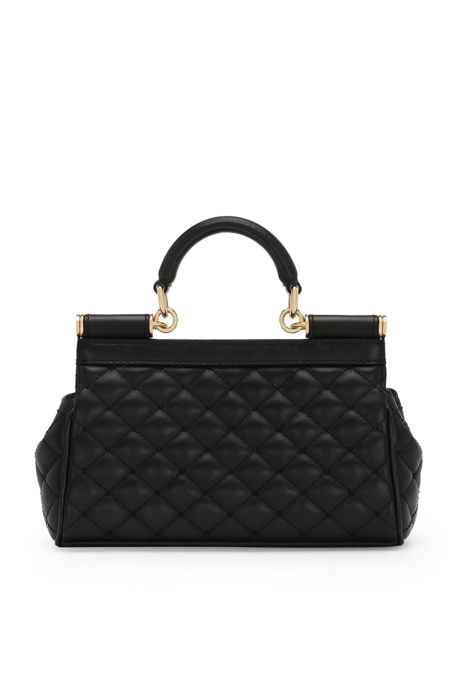 Small Sicily Quilted Nappa Leather Handbag