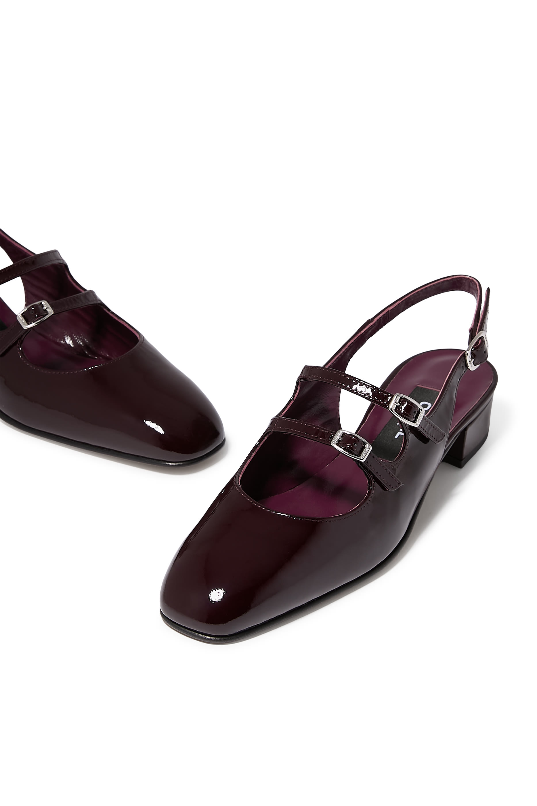  Peche Patent Leather 20 Slingback Mary Janes 