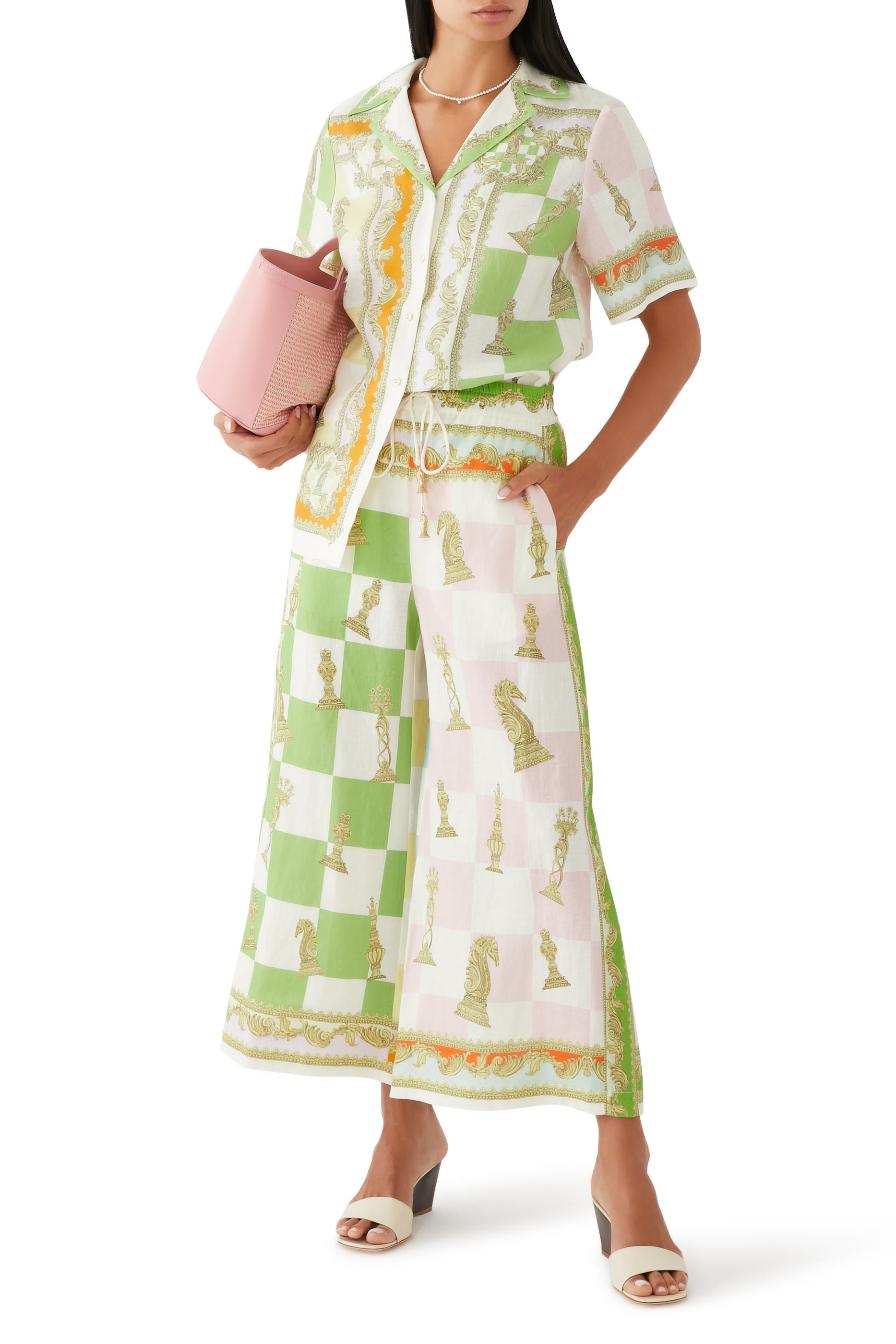 Checkmate Linen Pants