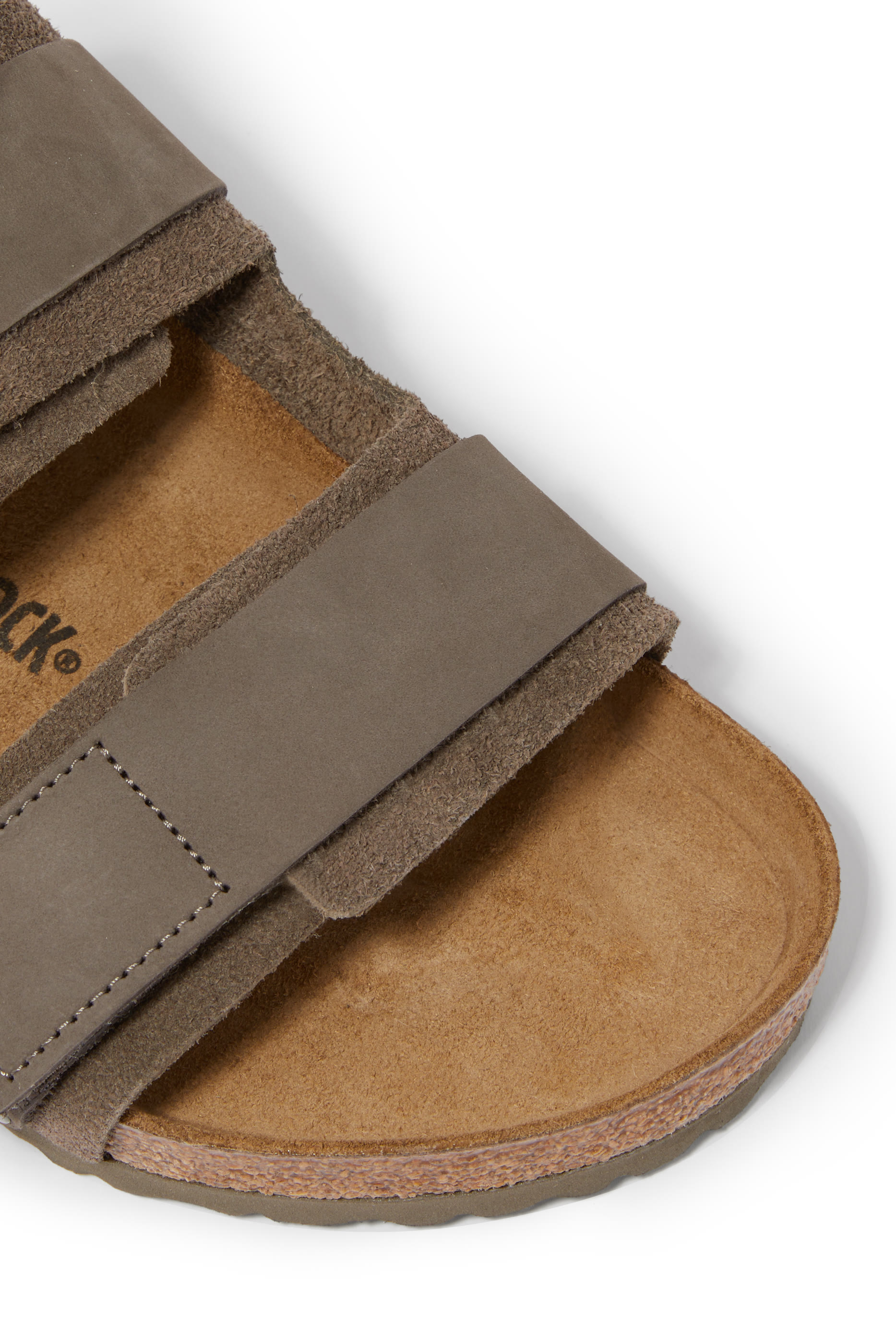 Uji Nubuck-Suede Leather Sandals