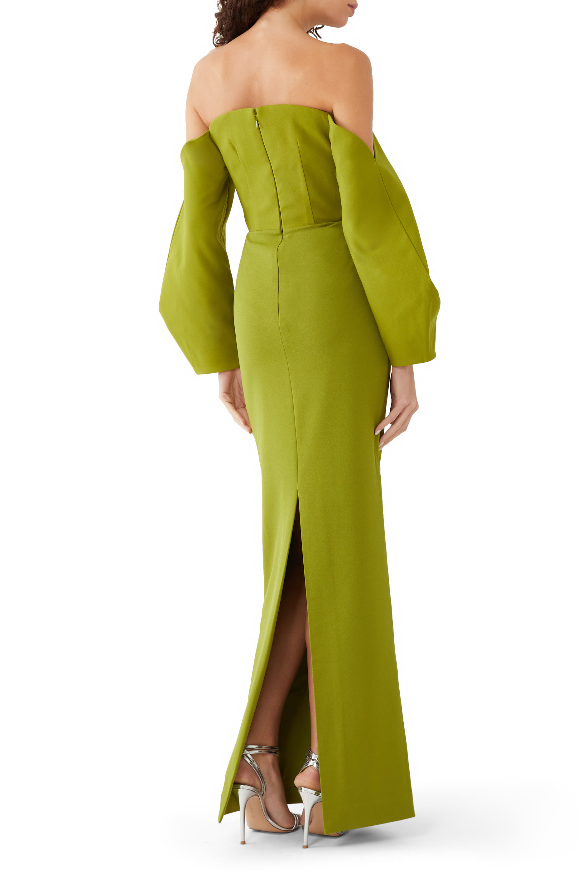 Lotta Cr&ecirc;pe Evening Gown