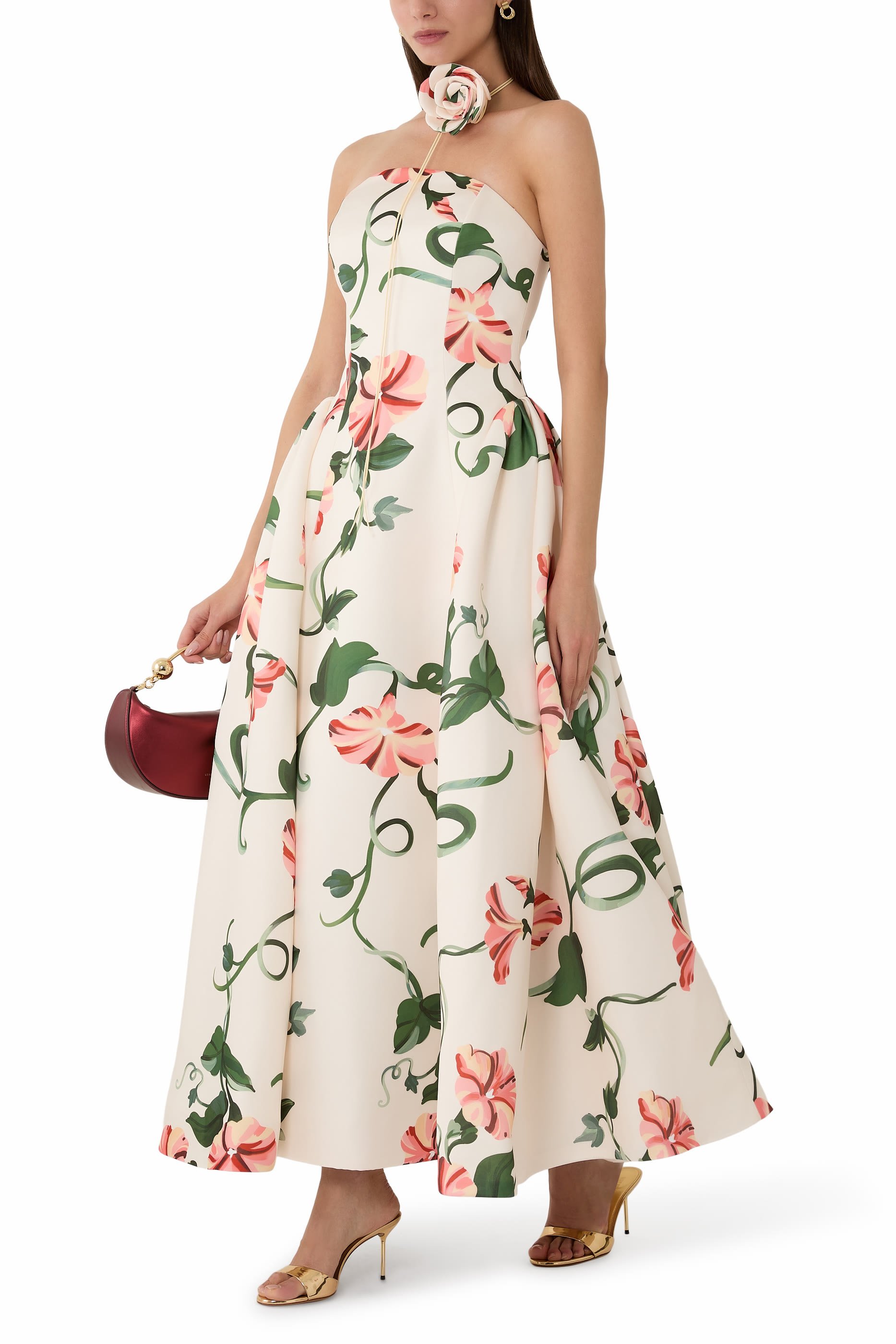 Violet Bustier Maxi Dress