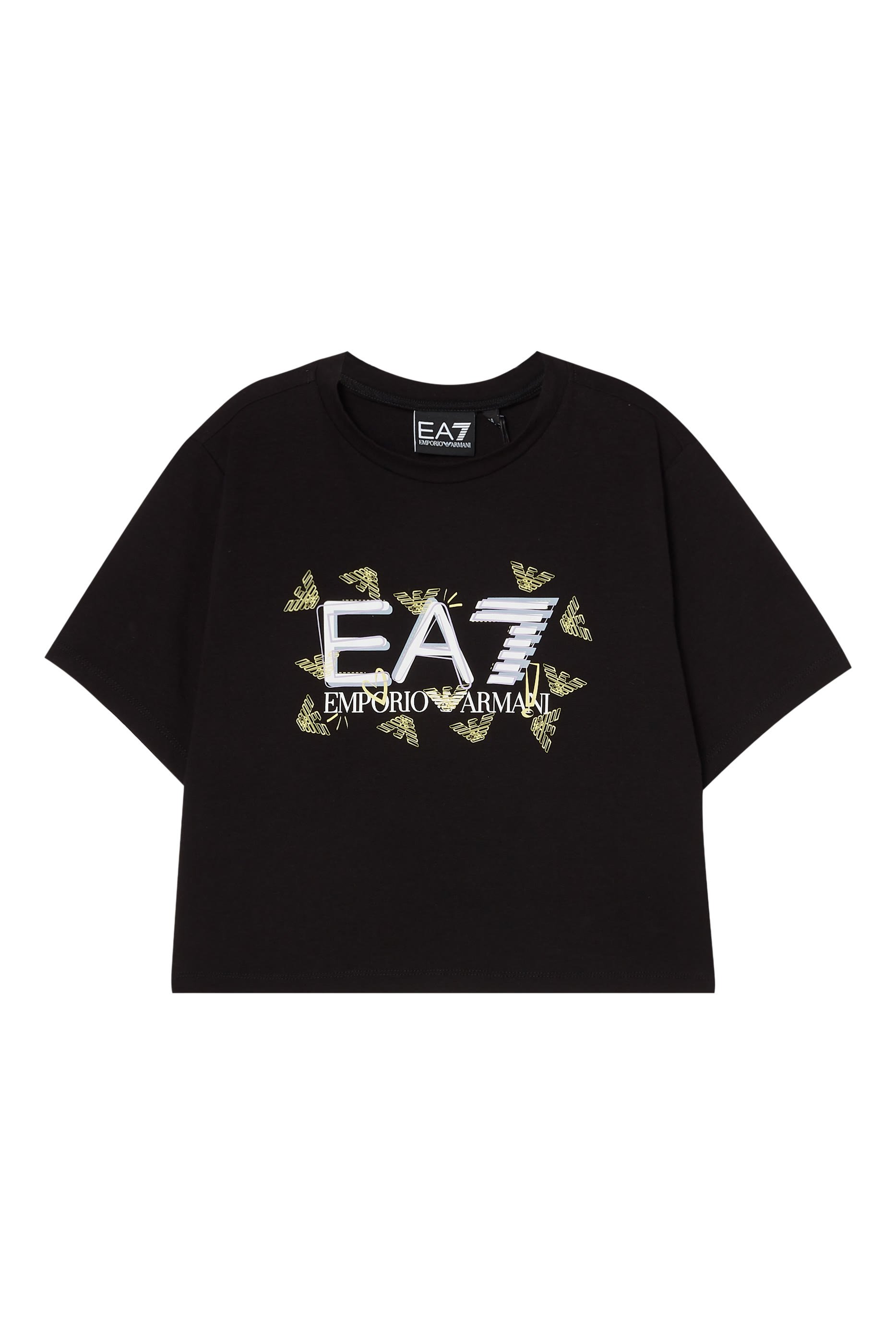 Kids EA7 Logo T-Shirt