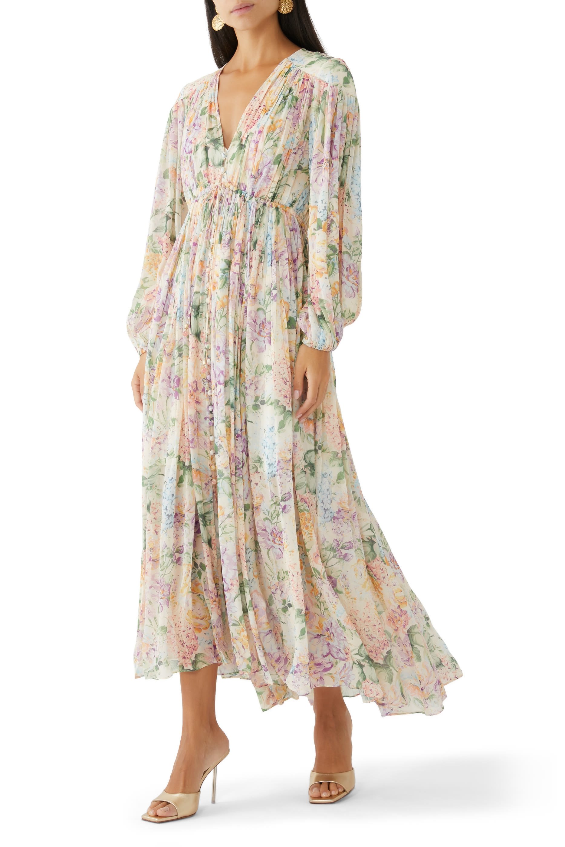 Halliday Gathered Maxi Dress