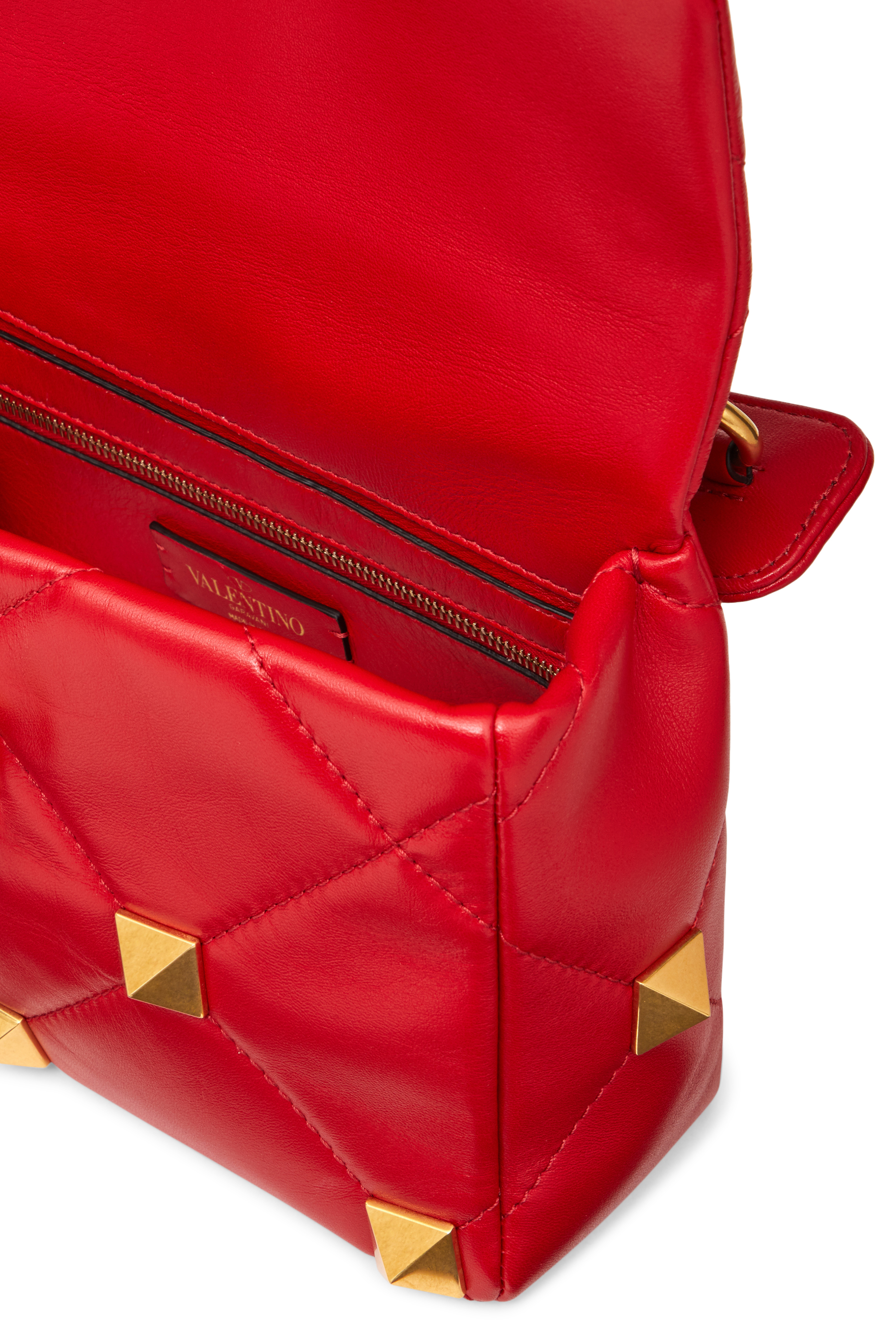  Roman Stud Leather Bag