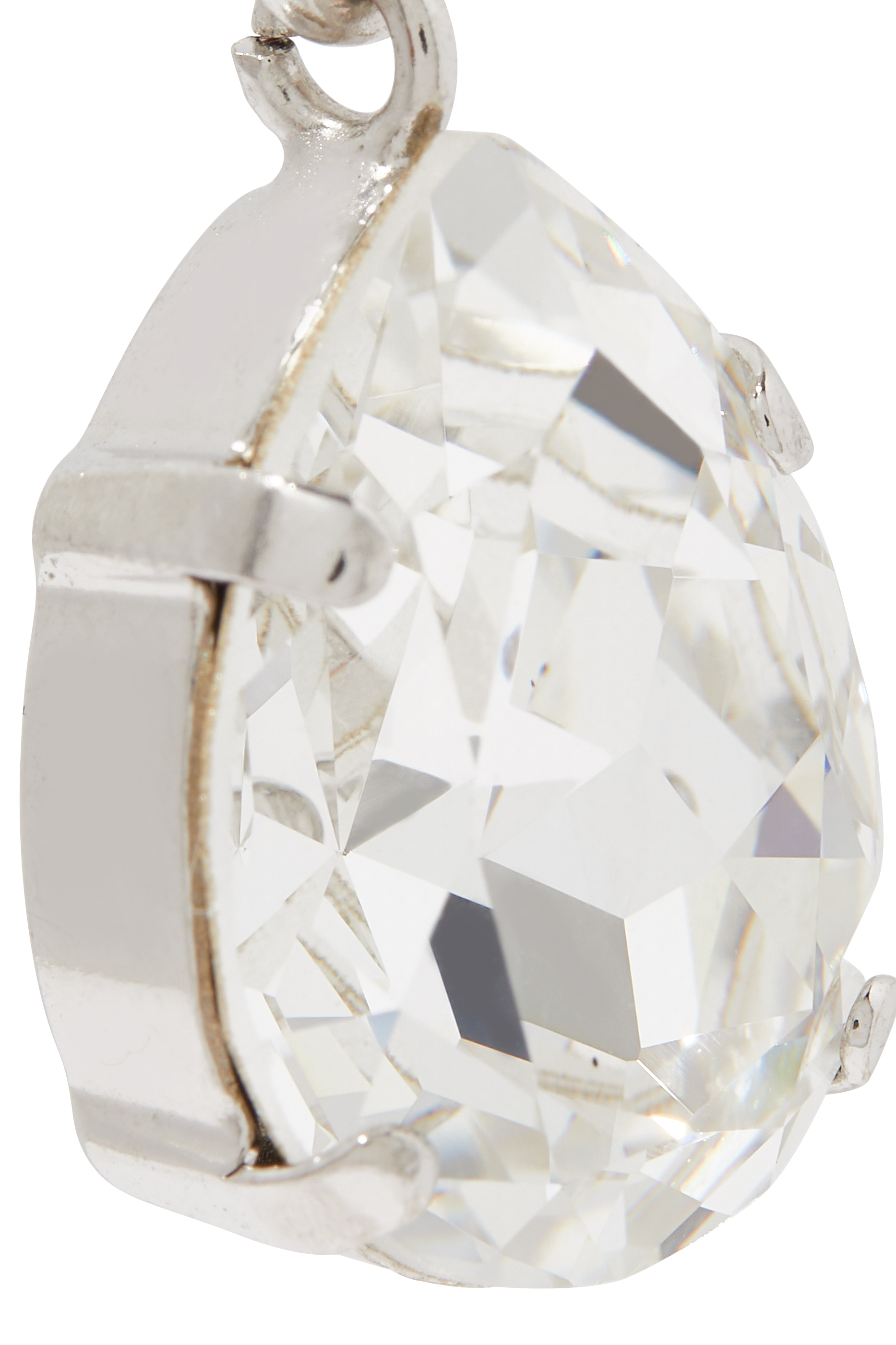 Classic Drop Earrings, 18K Gold/Rhodium & Crystals