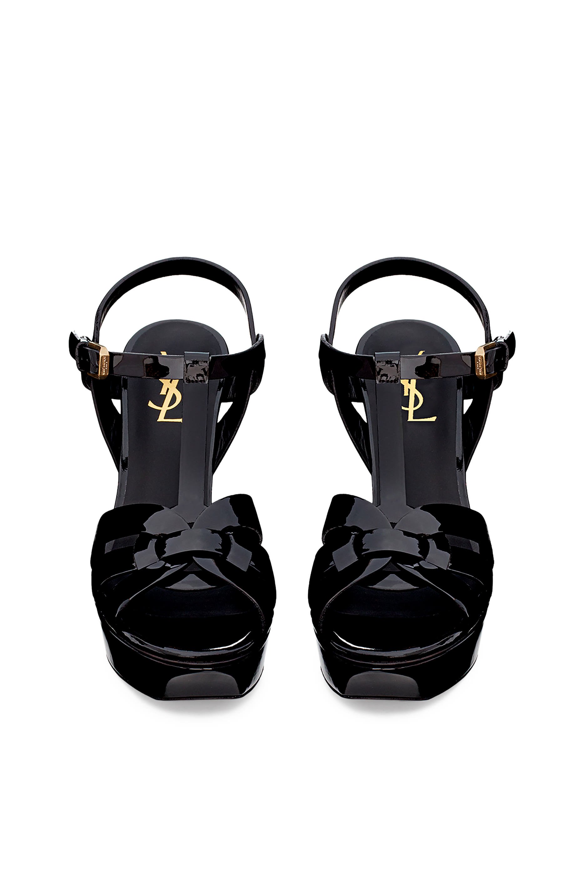 Tribute 105 Platform Sandals in Patent Leather