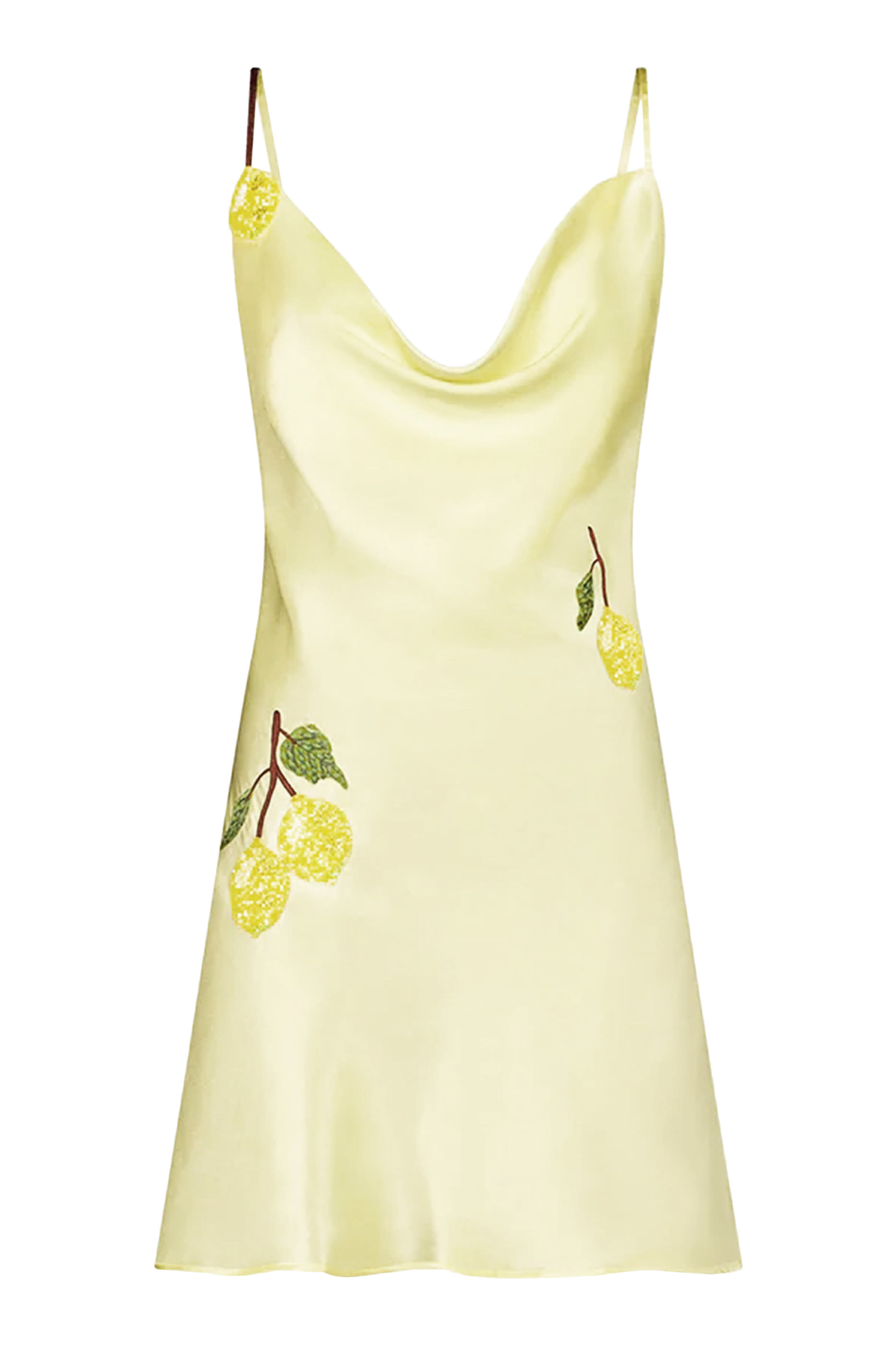 Galli Mini Dress - Lemon