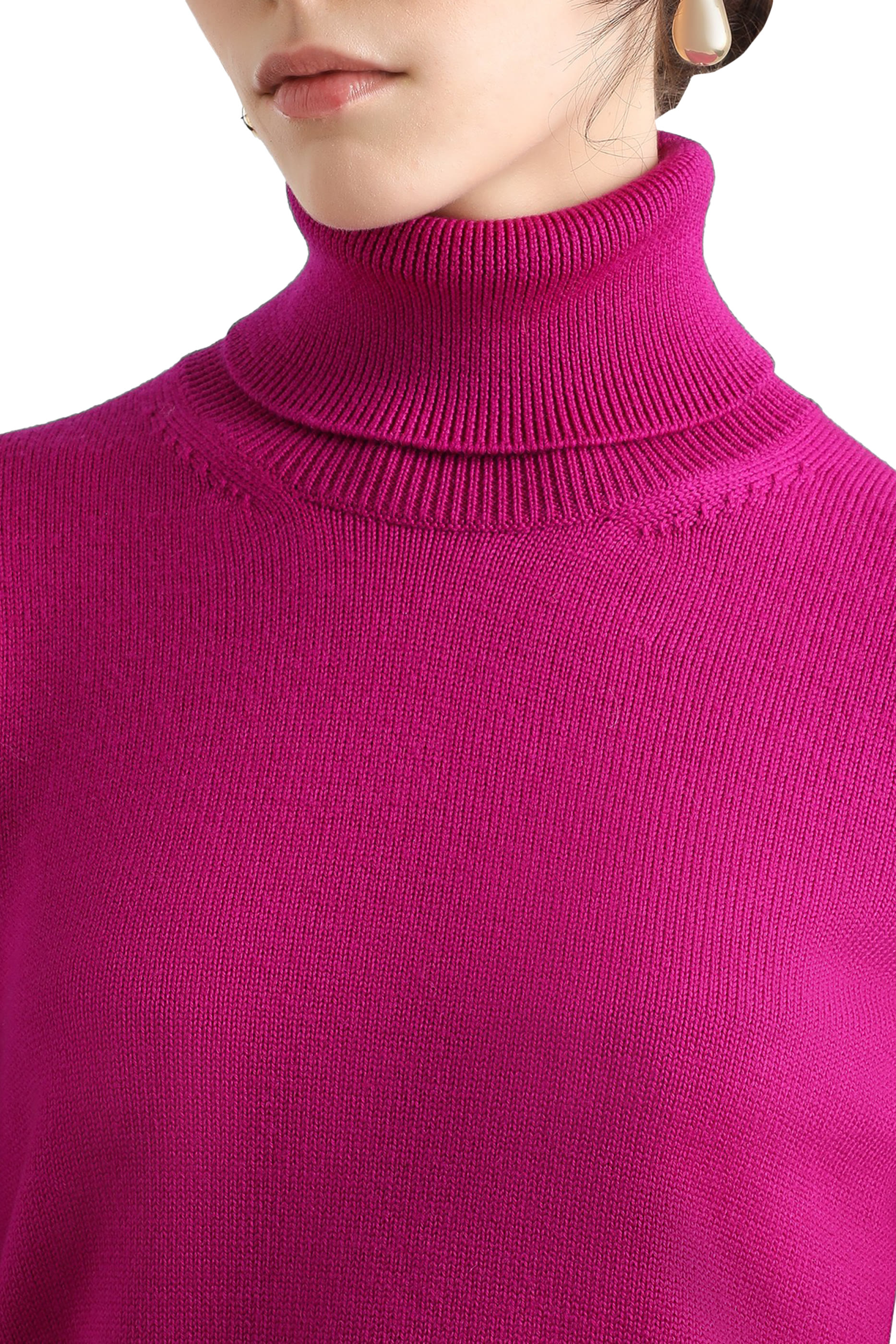 Wool Turtle-Neck Sweater