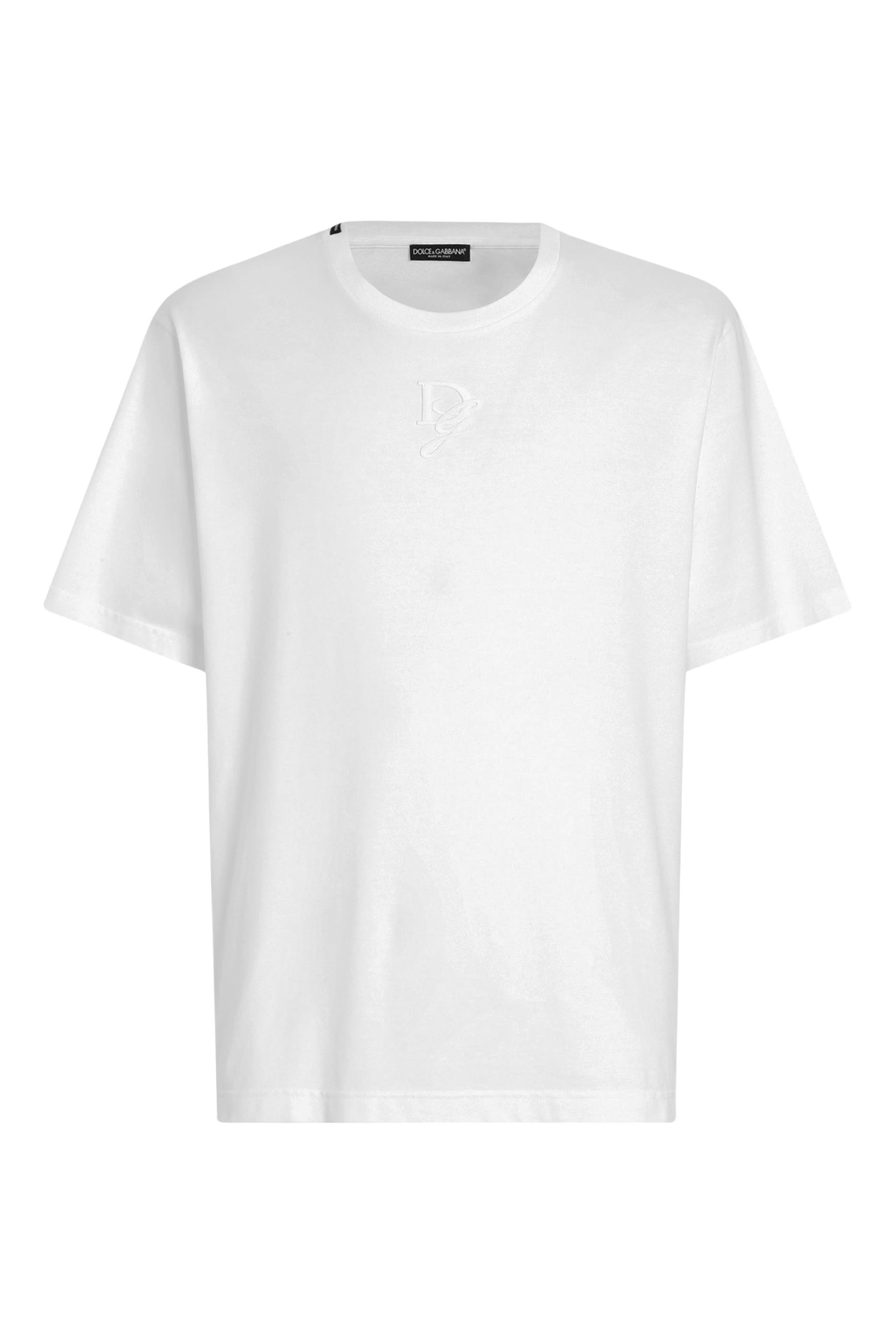 Cotton T-Shirt with Logo Embroidery