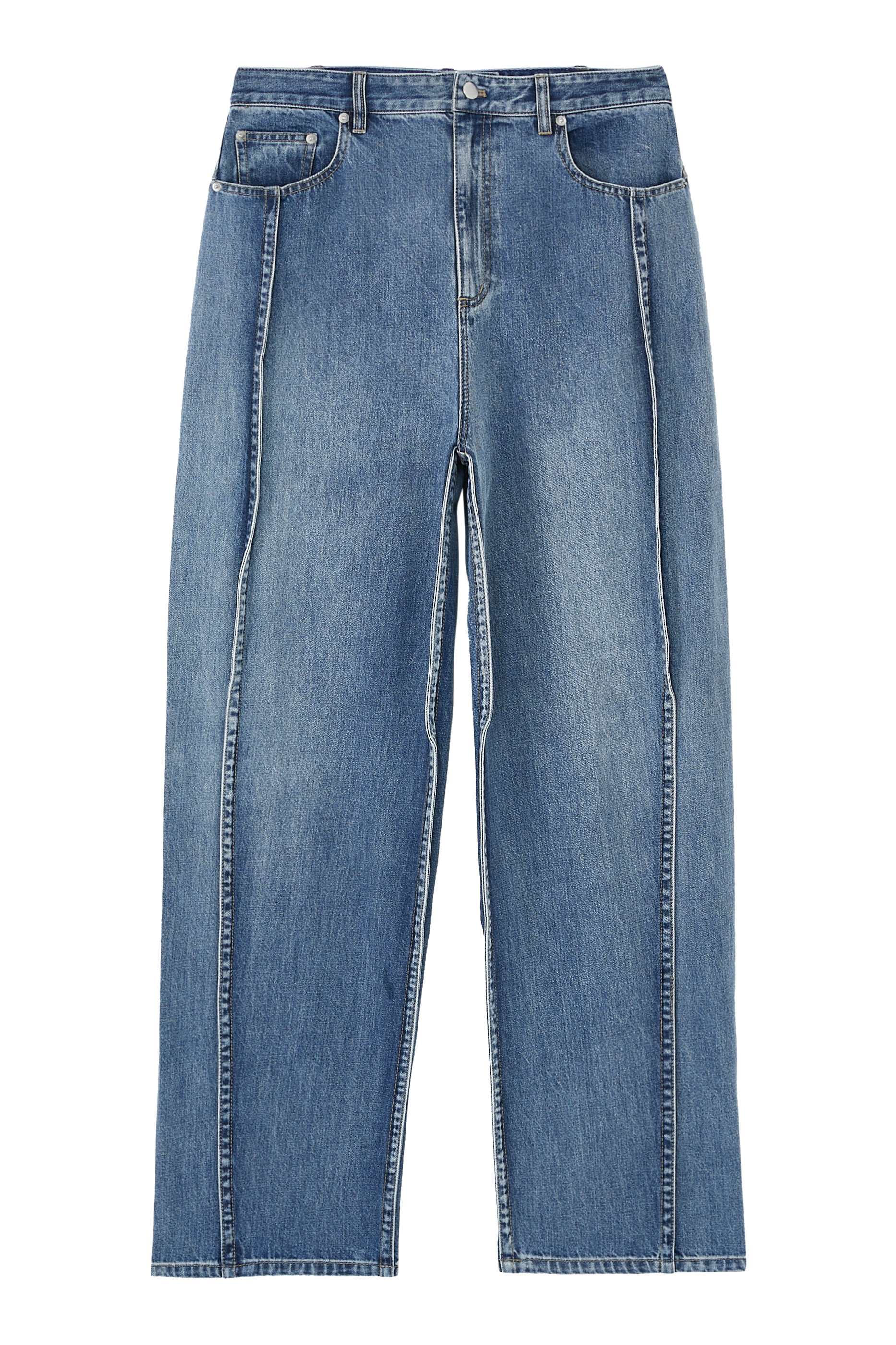 Spring Denim Tuck Jeans