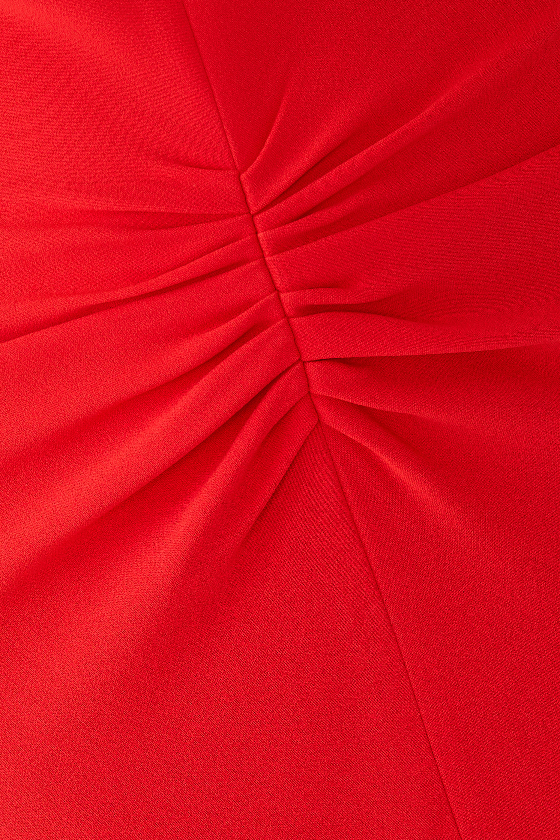 Gathered Waist Midi Dress