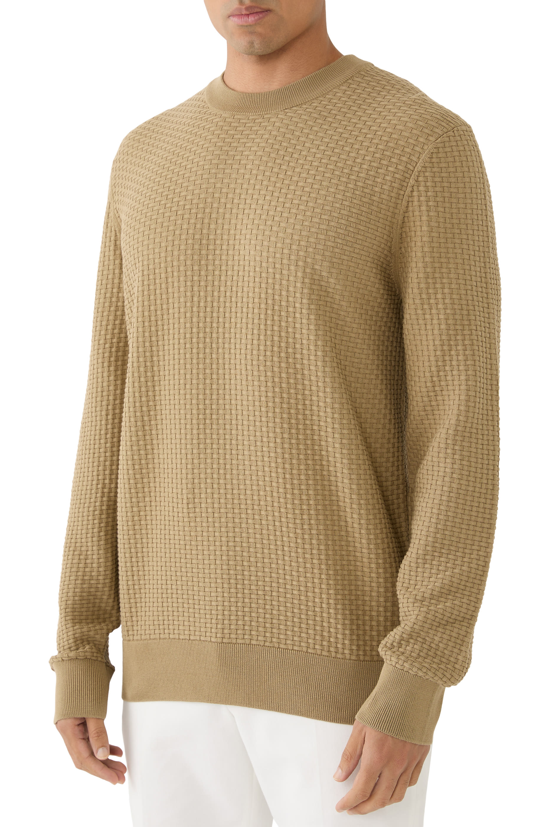 H-Imberto Knitted Structure Sweater