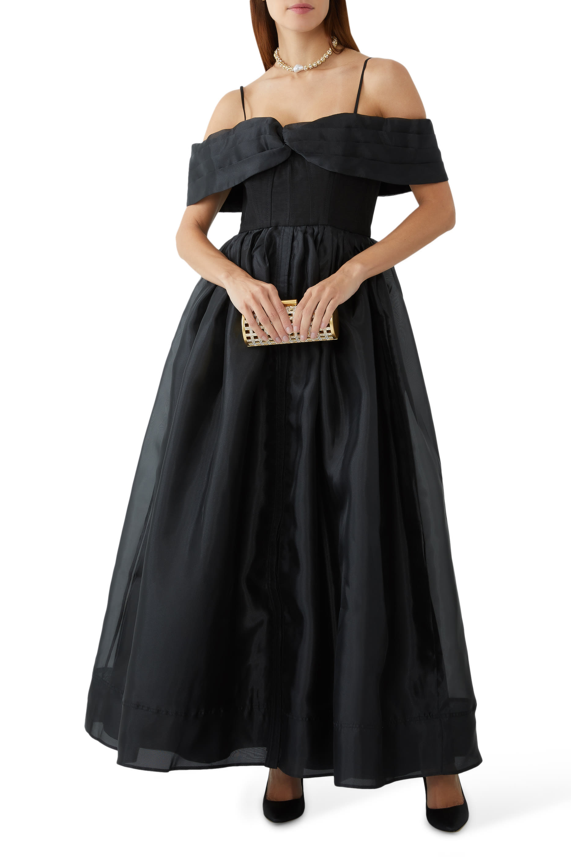 Cordelia Corsetted Maxi Dress