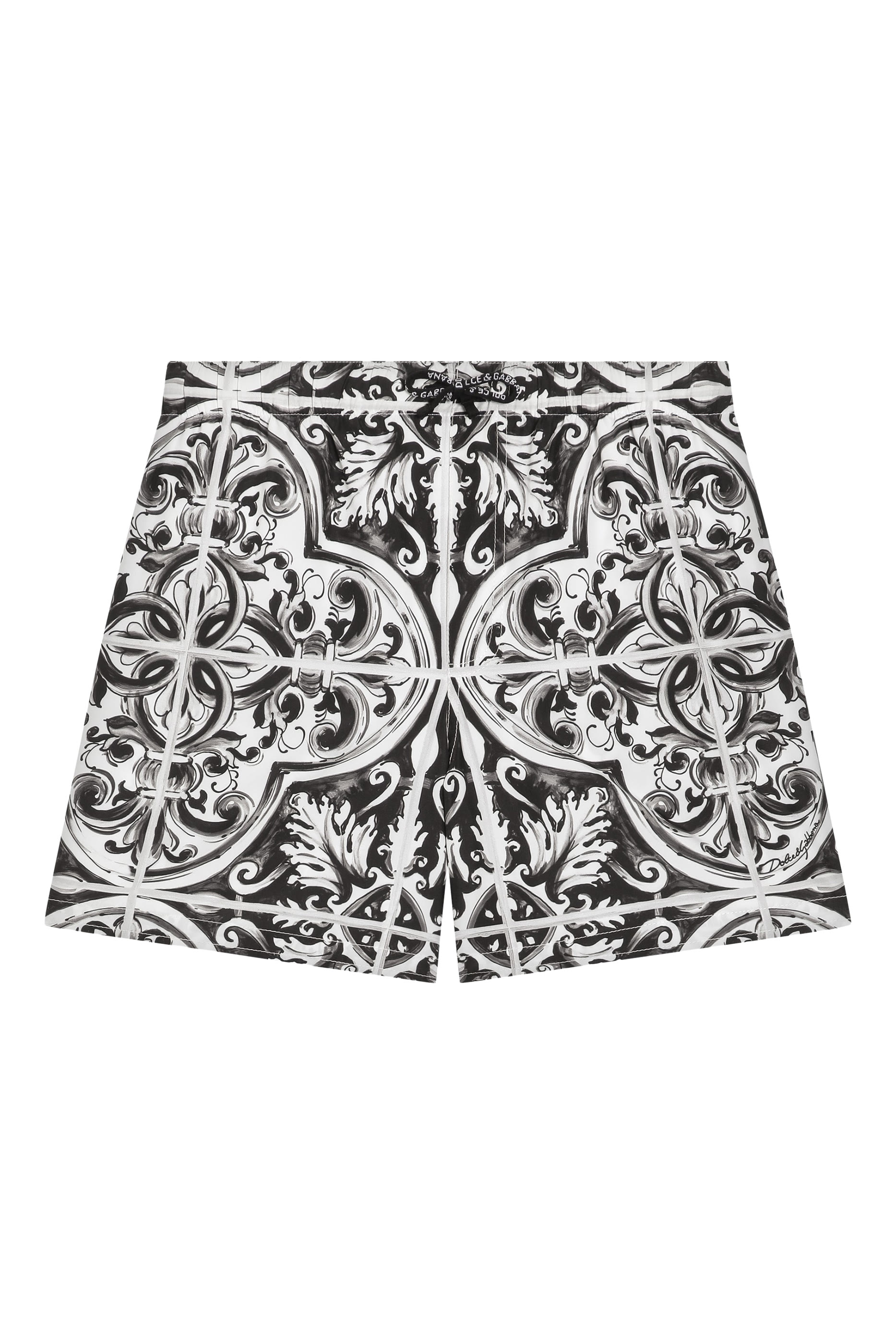 Kids Majolica-Print Shorts