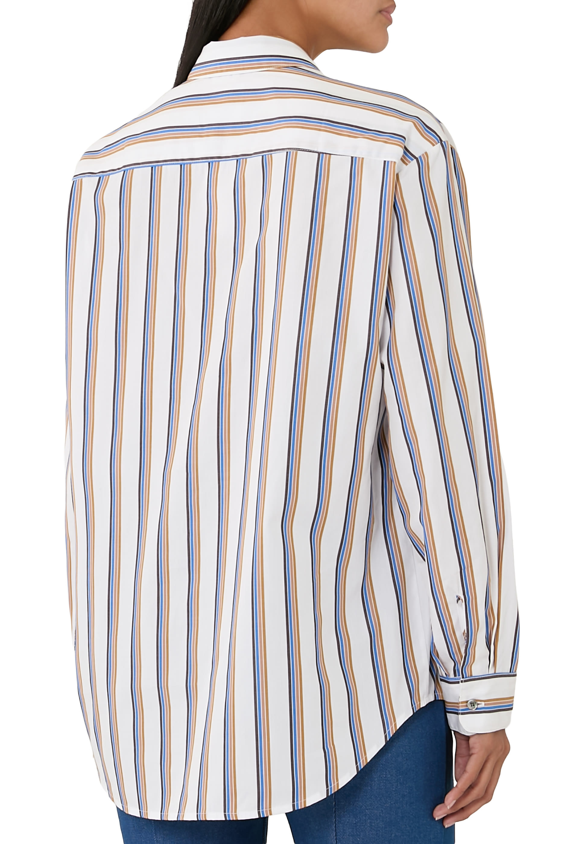 Yoshi Stripe Classic Oversized Button Down Shirt