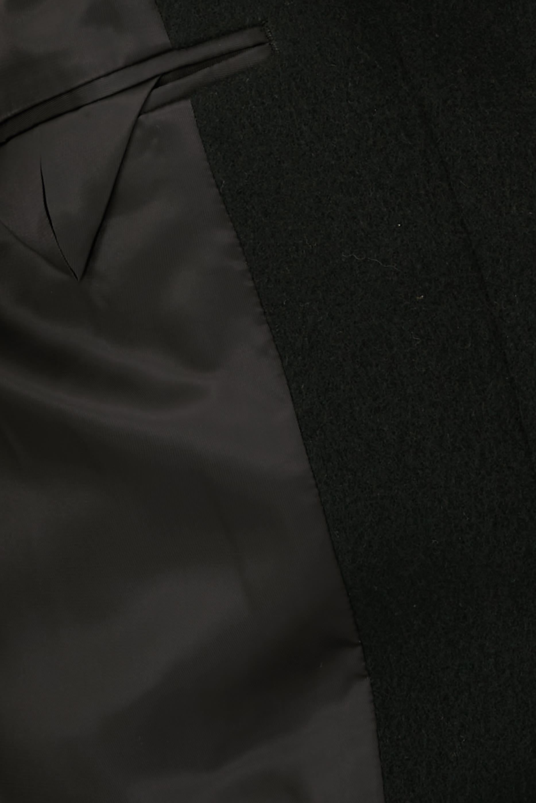 Cashmere Wool Mosser Soutien Collar Coat