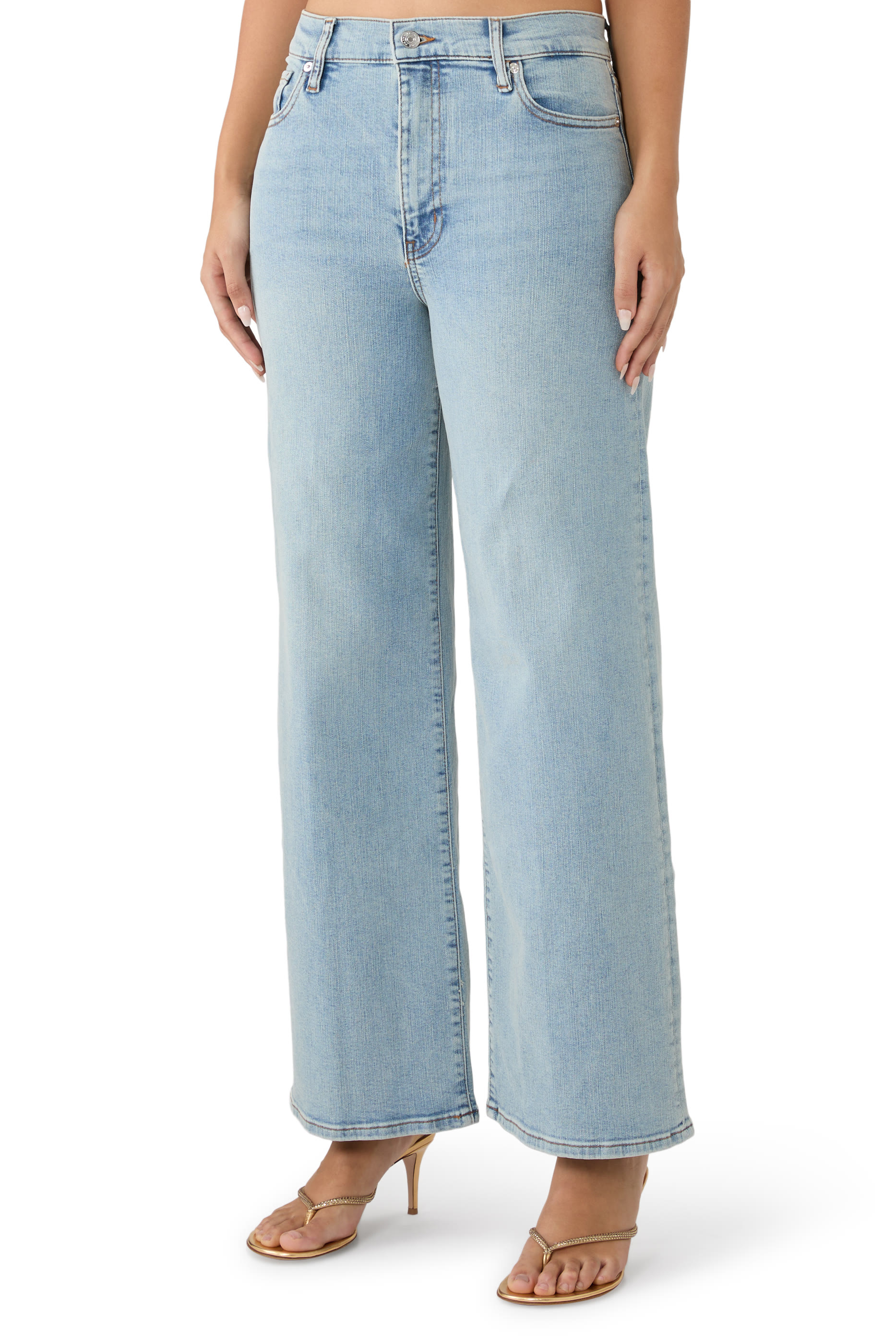 Le Slim Palazzo Jeans