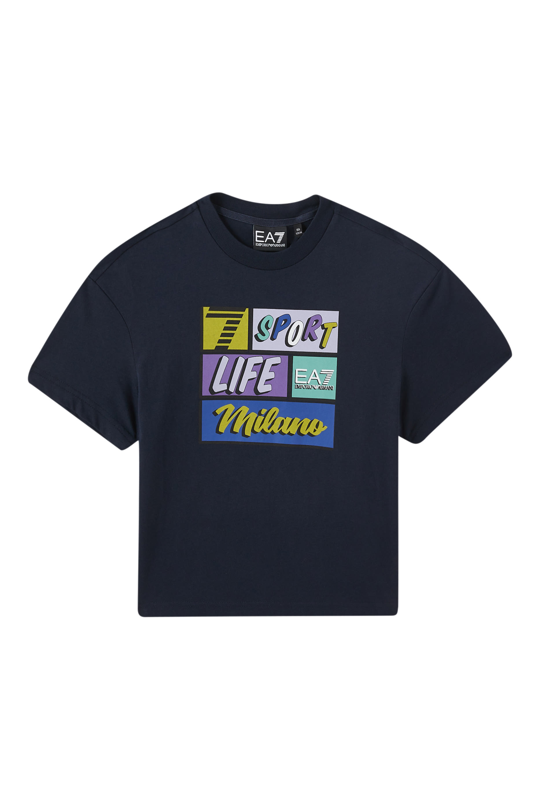 Kids Logo Cotton T-Shirt