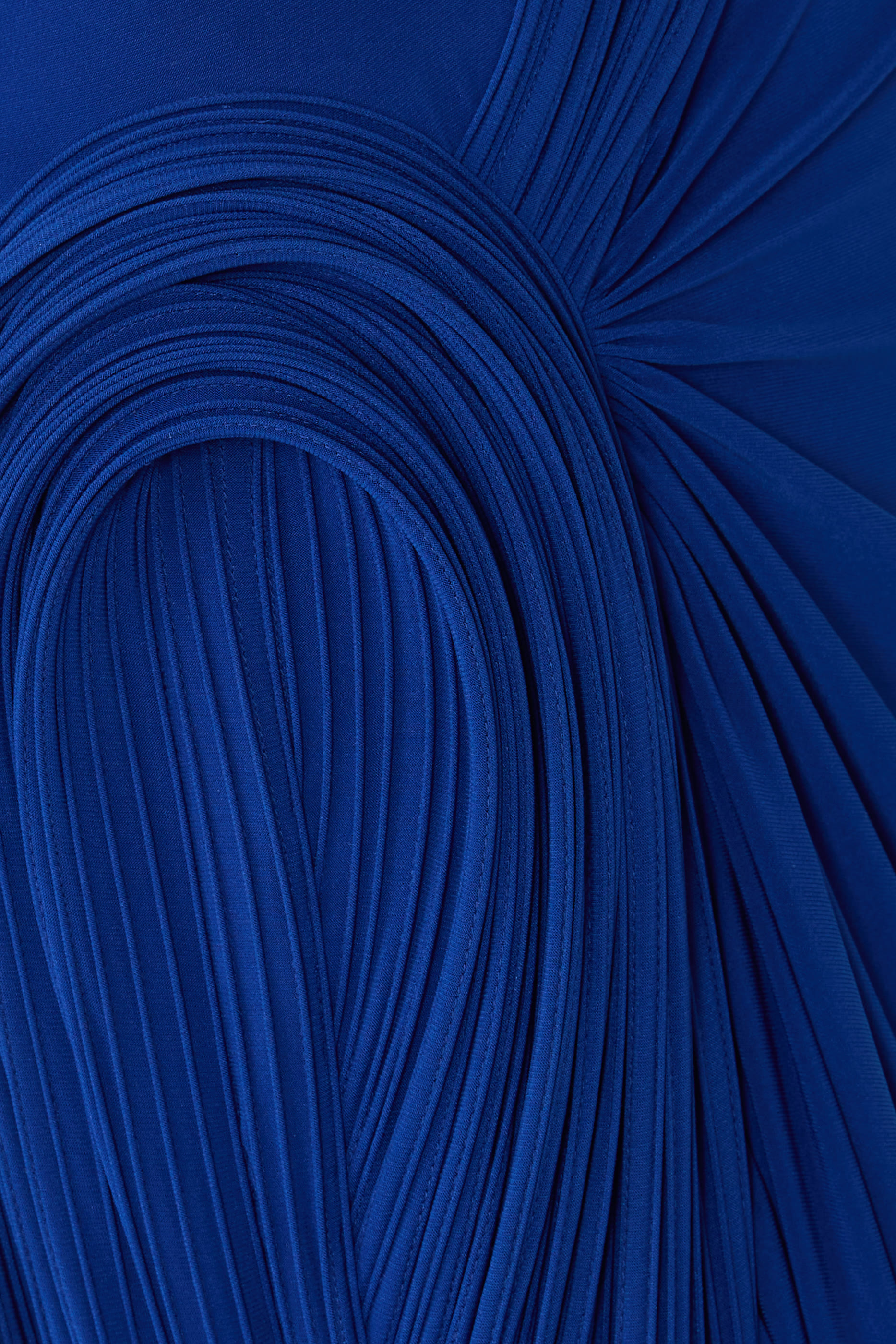 Nova One-Shoulder Draped Gown