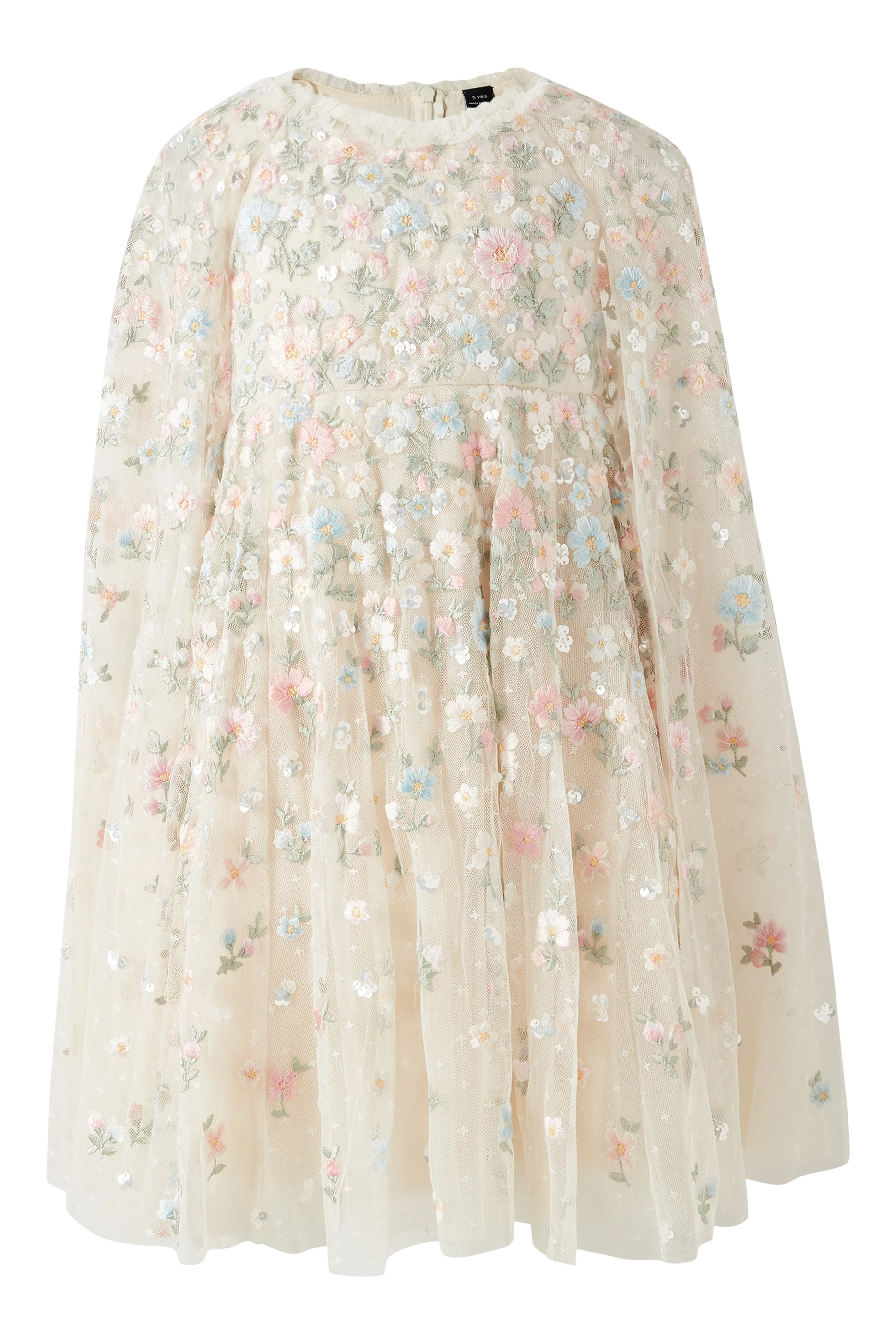 Kids Dahlia Ditsy Cape Dress