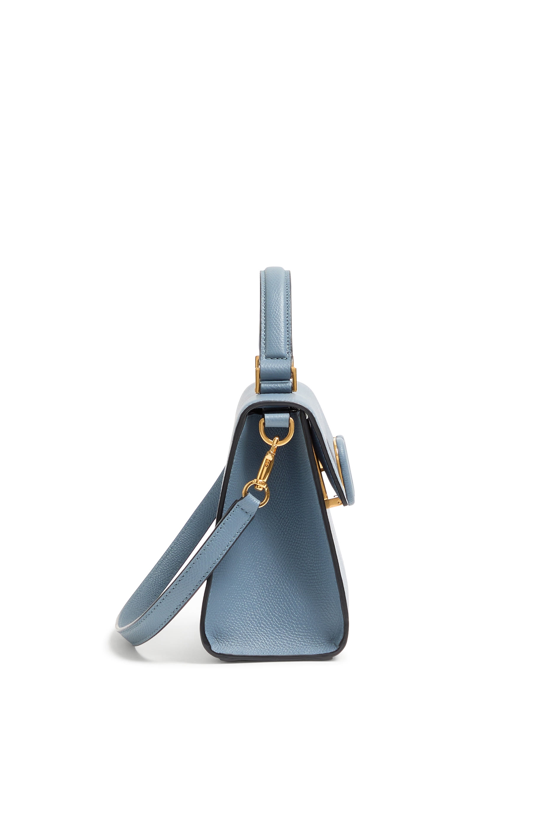 VSling Grainy Calfskin Leather Handbag