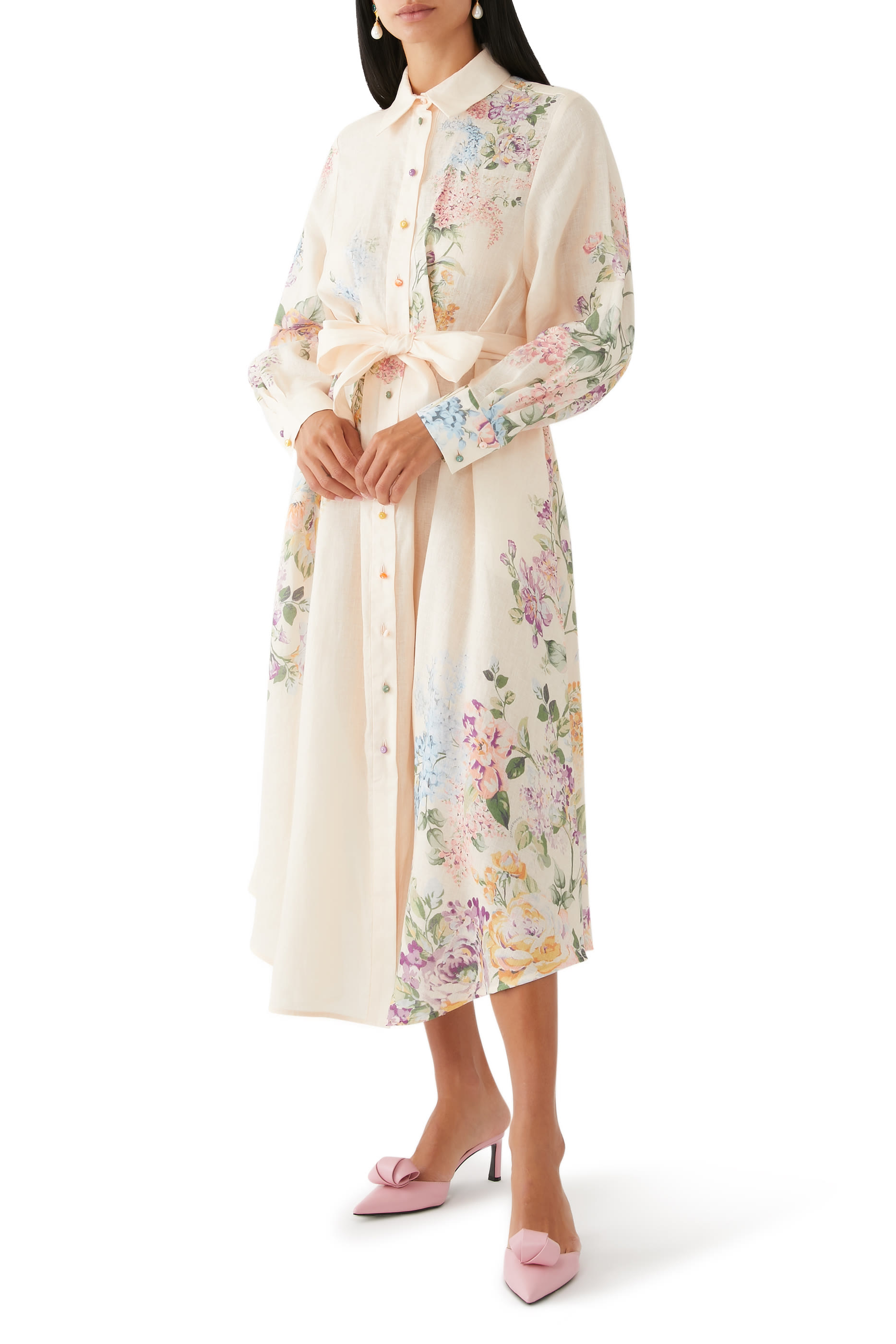 Halliday Tucked Shirt Dress