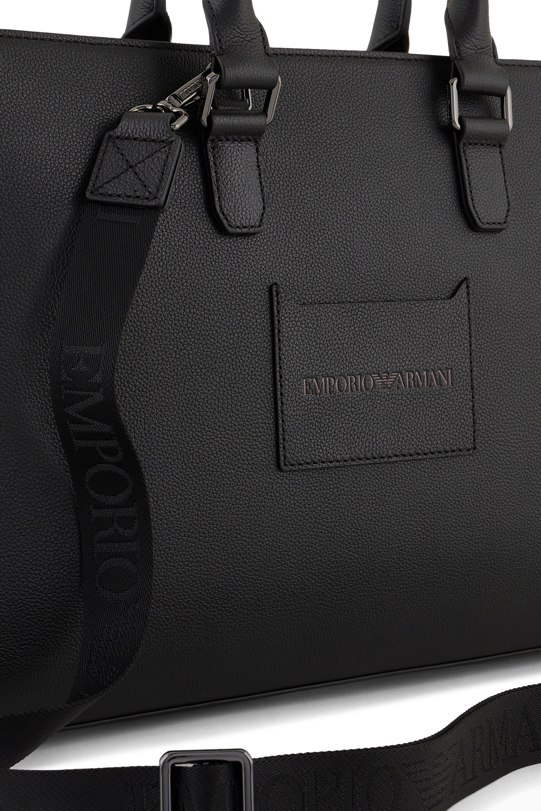 Tumbled Leather Business Bag