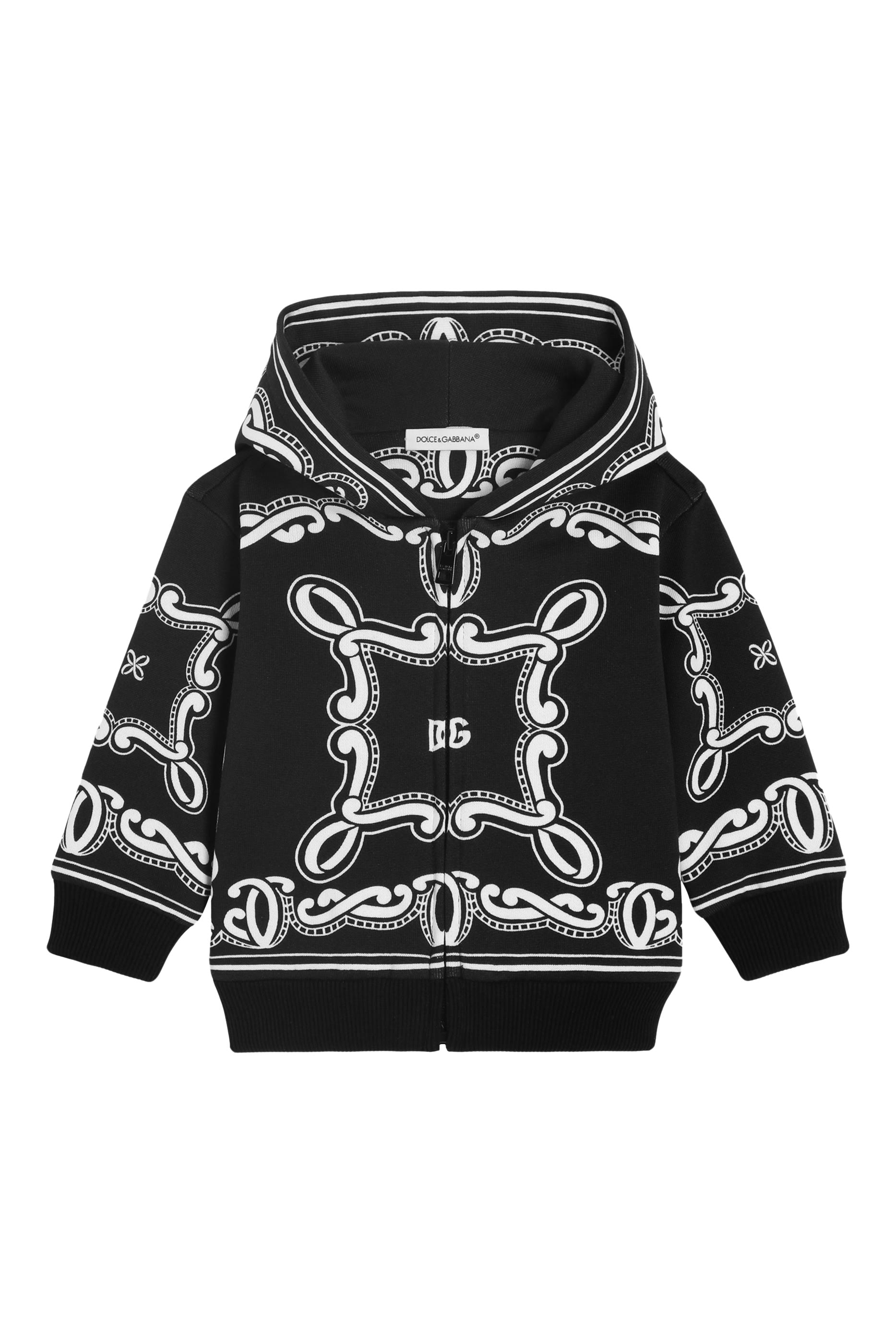 Kids Bandanna Print Hoodie