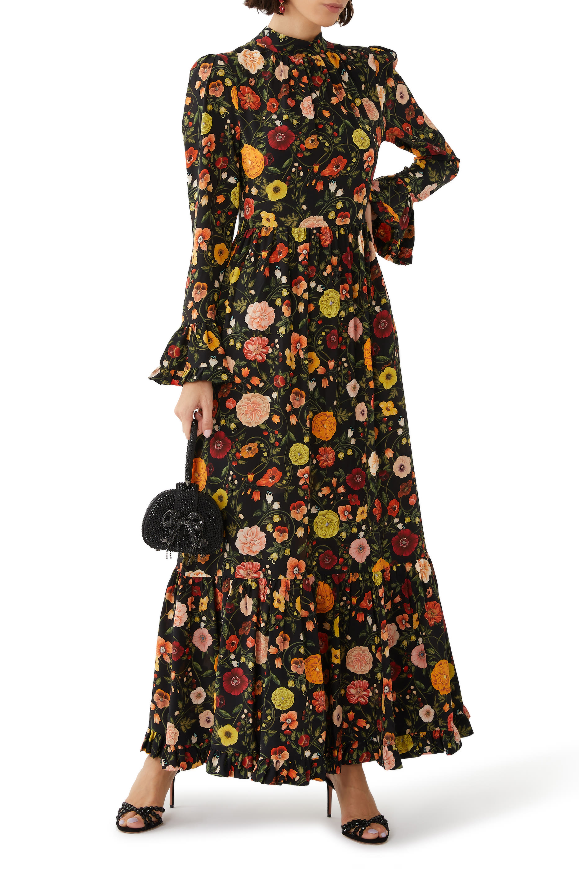 Rhinestone Top Handle Micro Bag