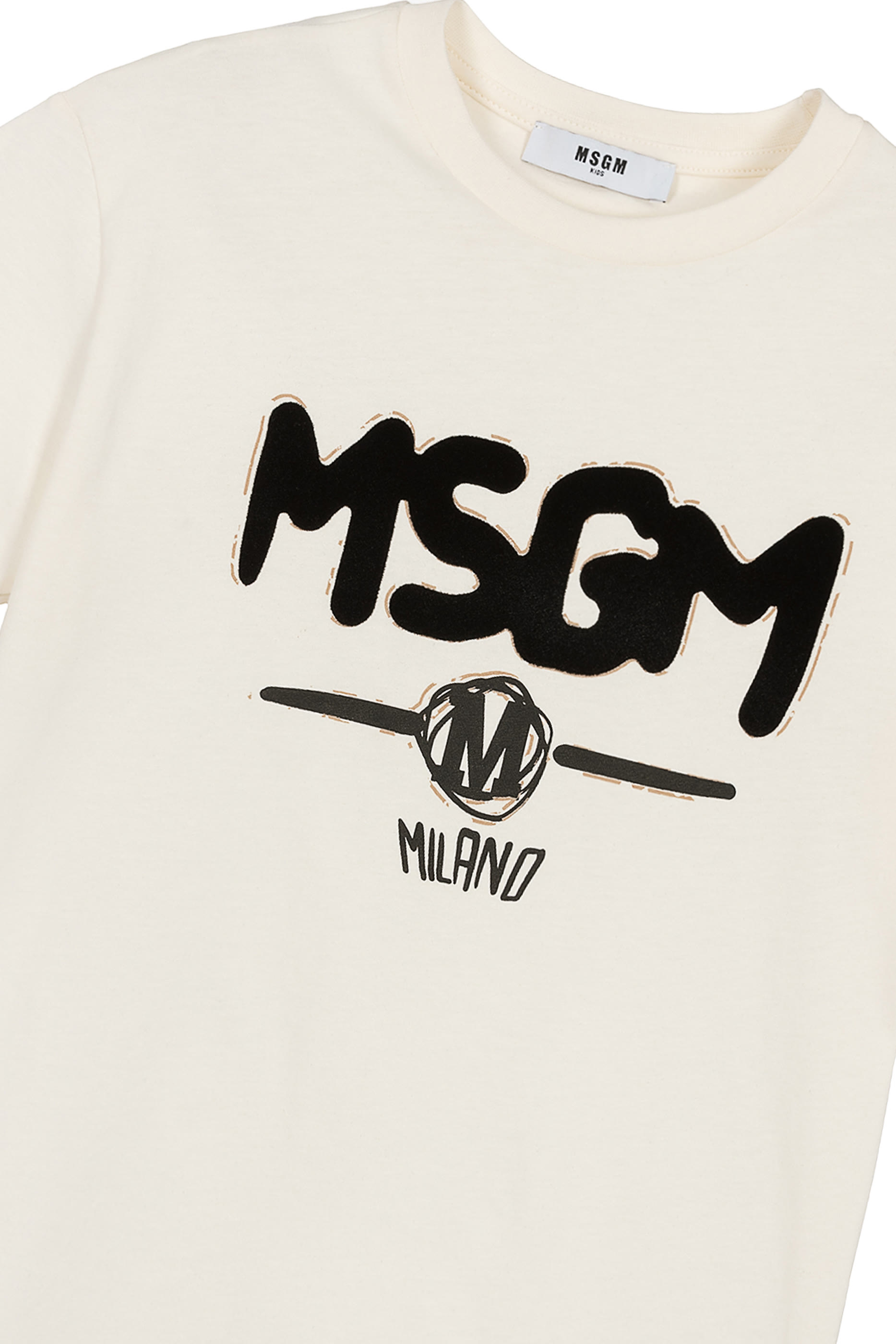 Kids Jersey Cotton Logo T-Shirt