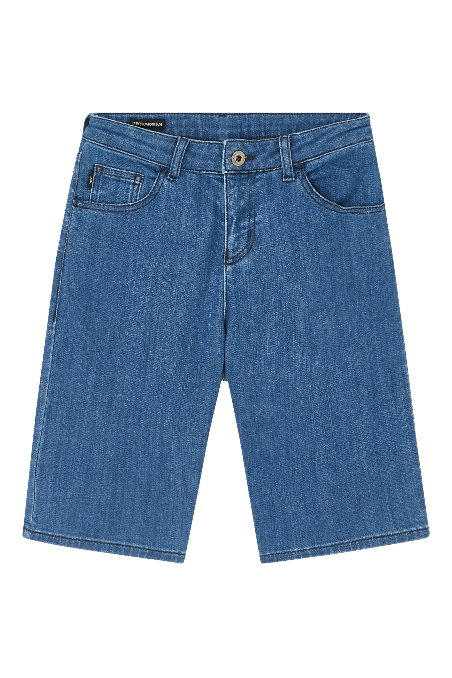 Kids Denim Bermuda Shorts