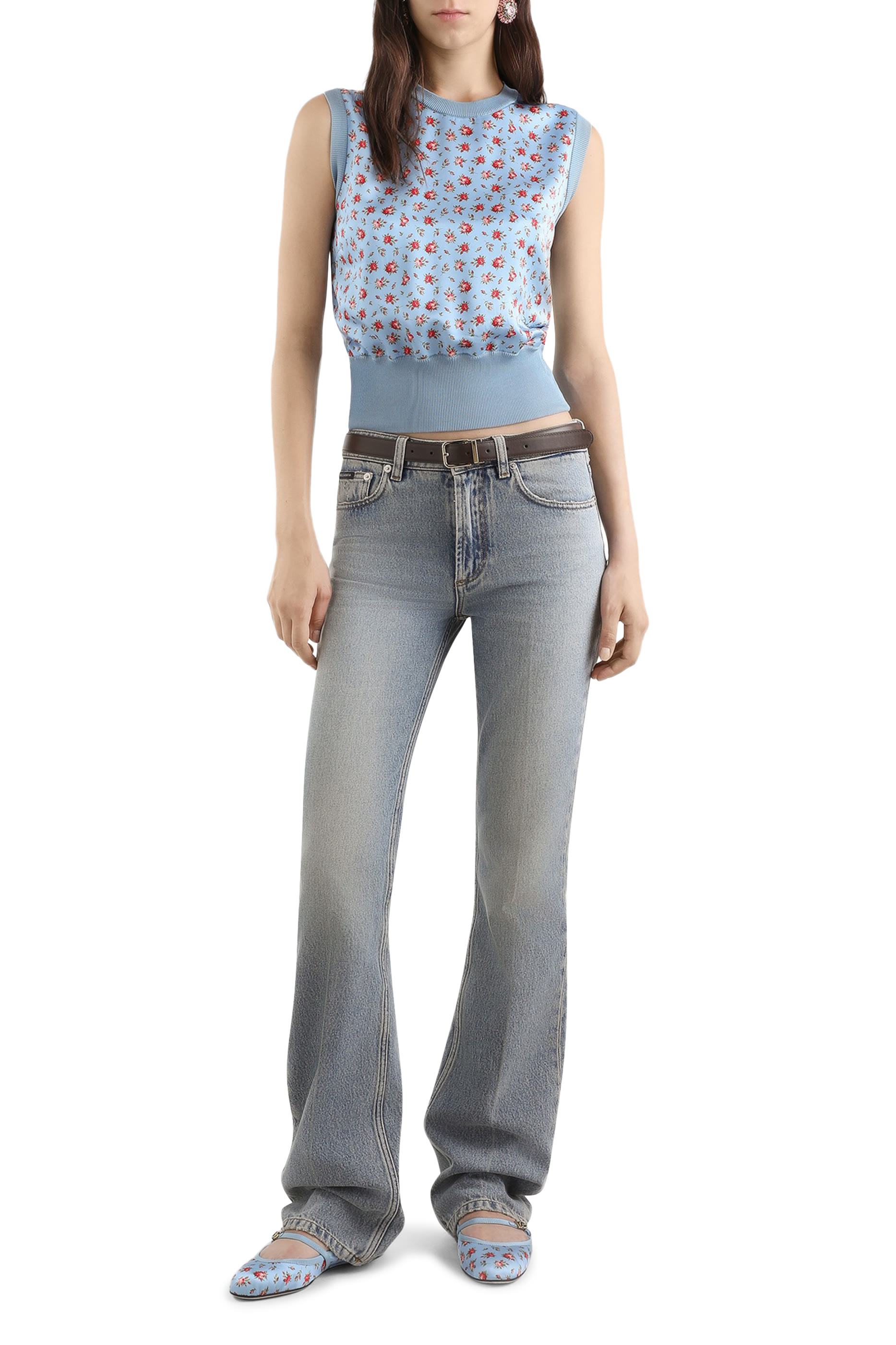 Logo Wide-Leg Jeans