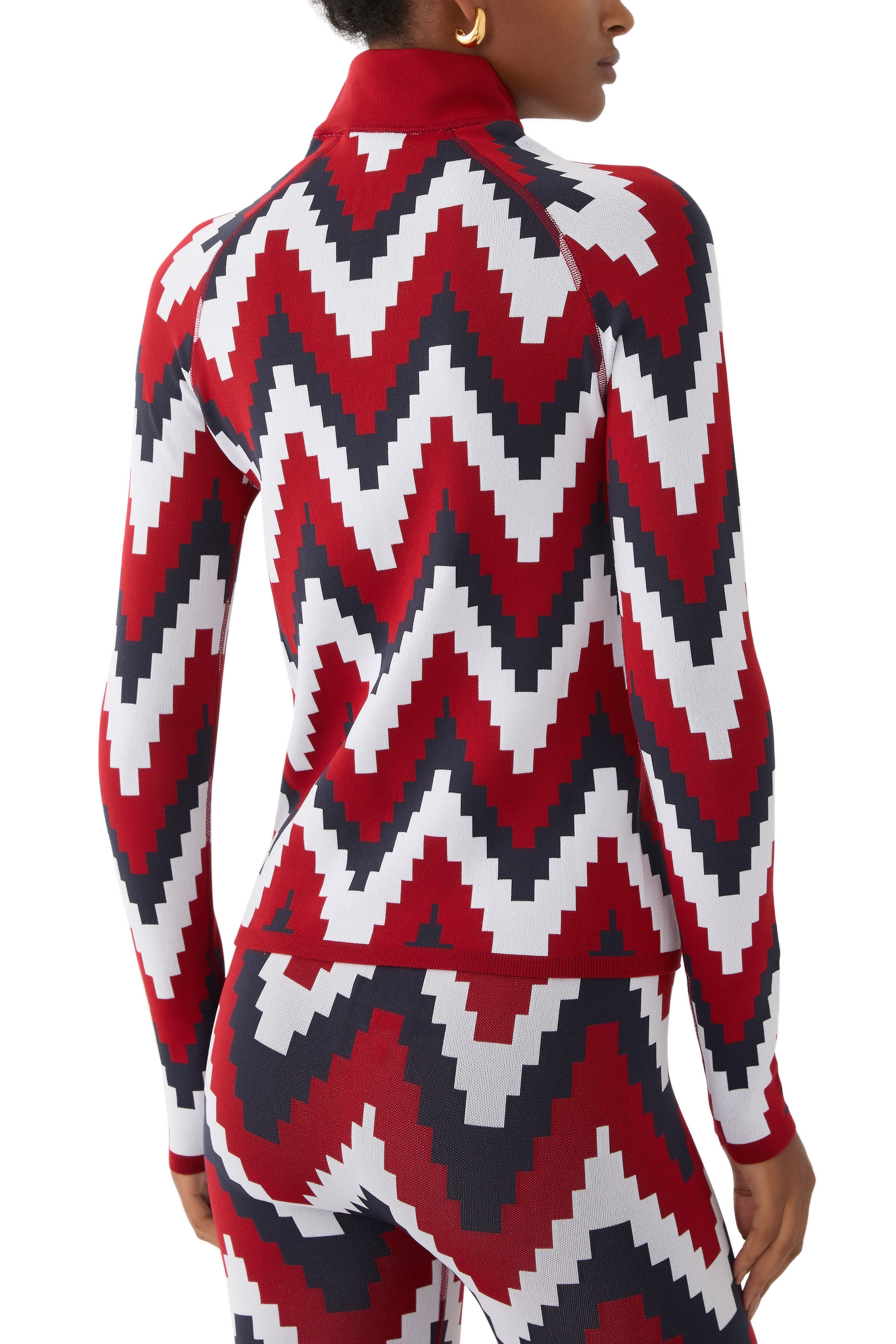 Chevron 1/4-Zip Base Layer Top