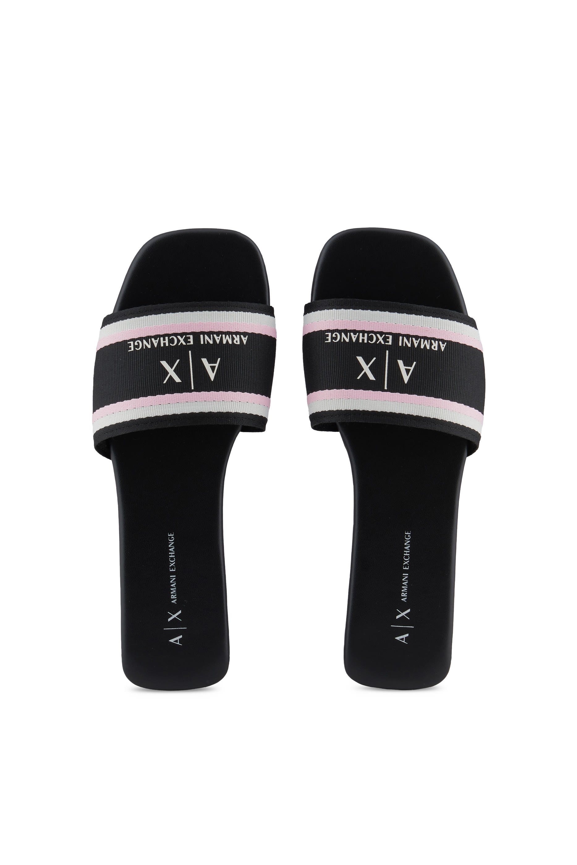 AX Lettering Slide Sandals