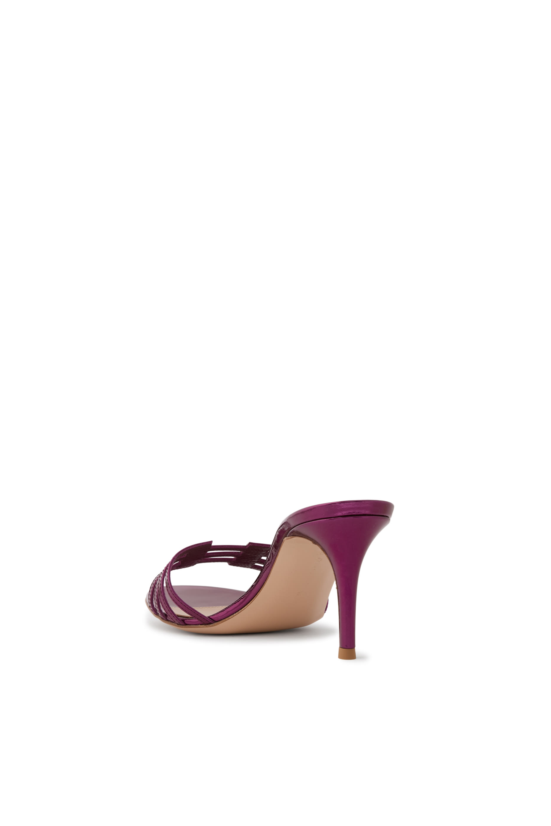 Metallic Leather 70 Mules