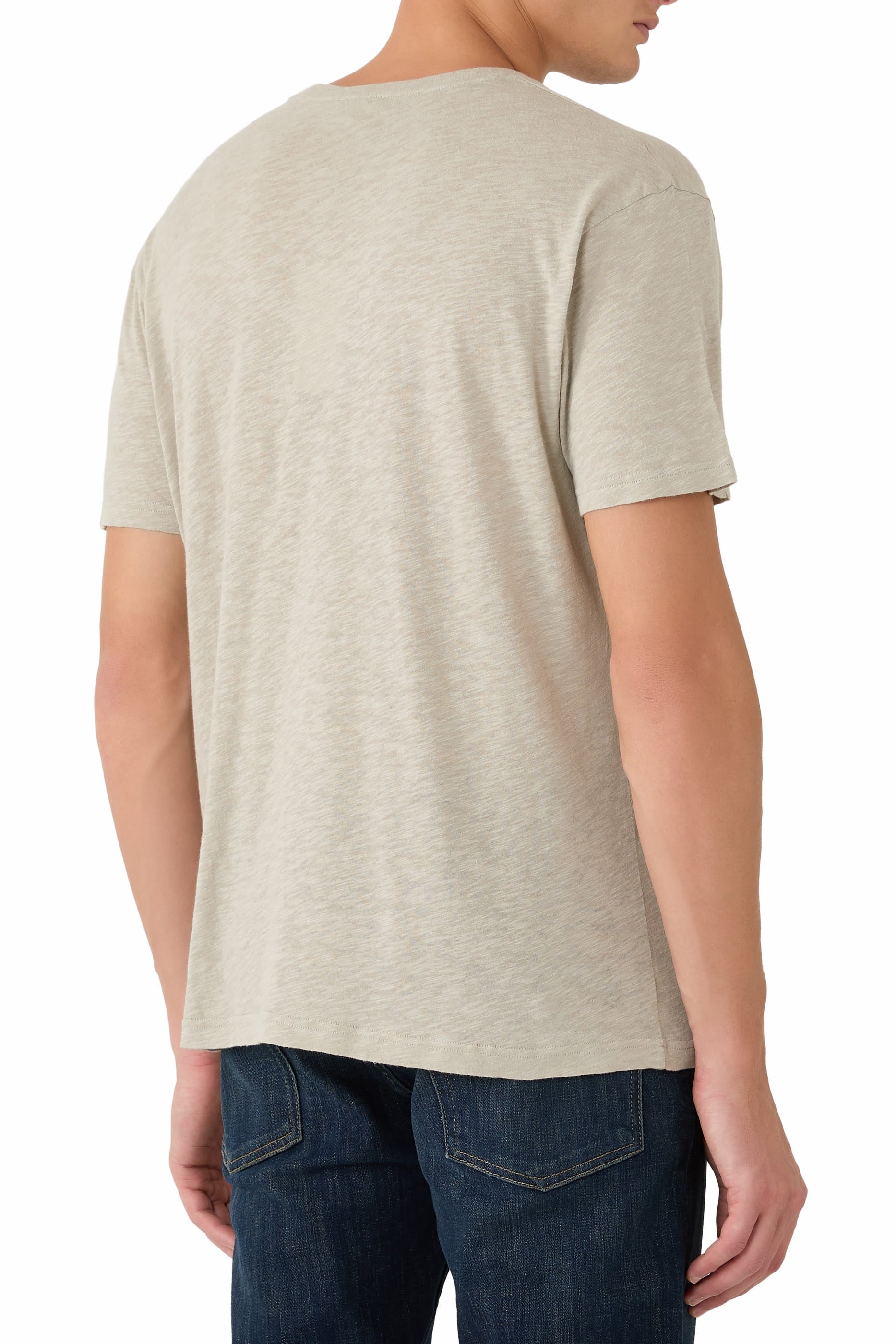 Cotton Linen T‑Shirt
