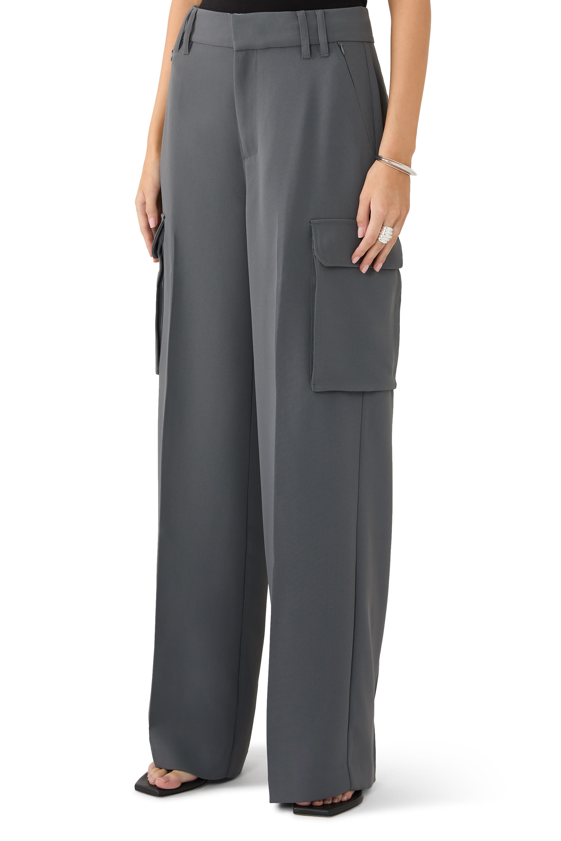 Luxe Suiting Cargo Trousers