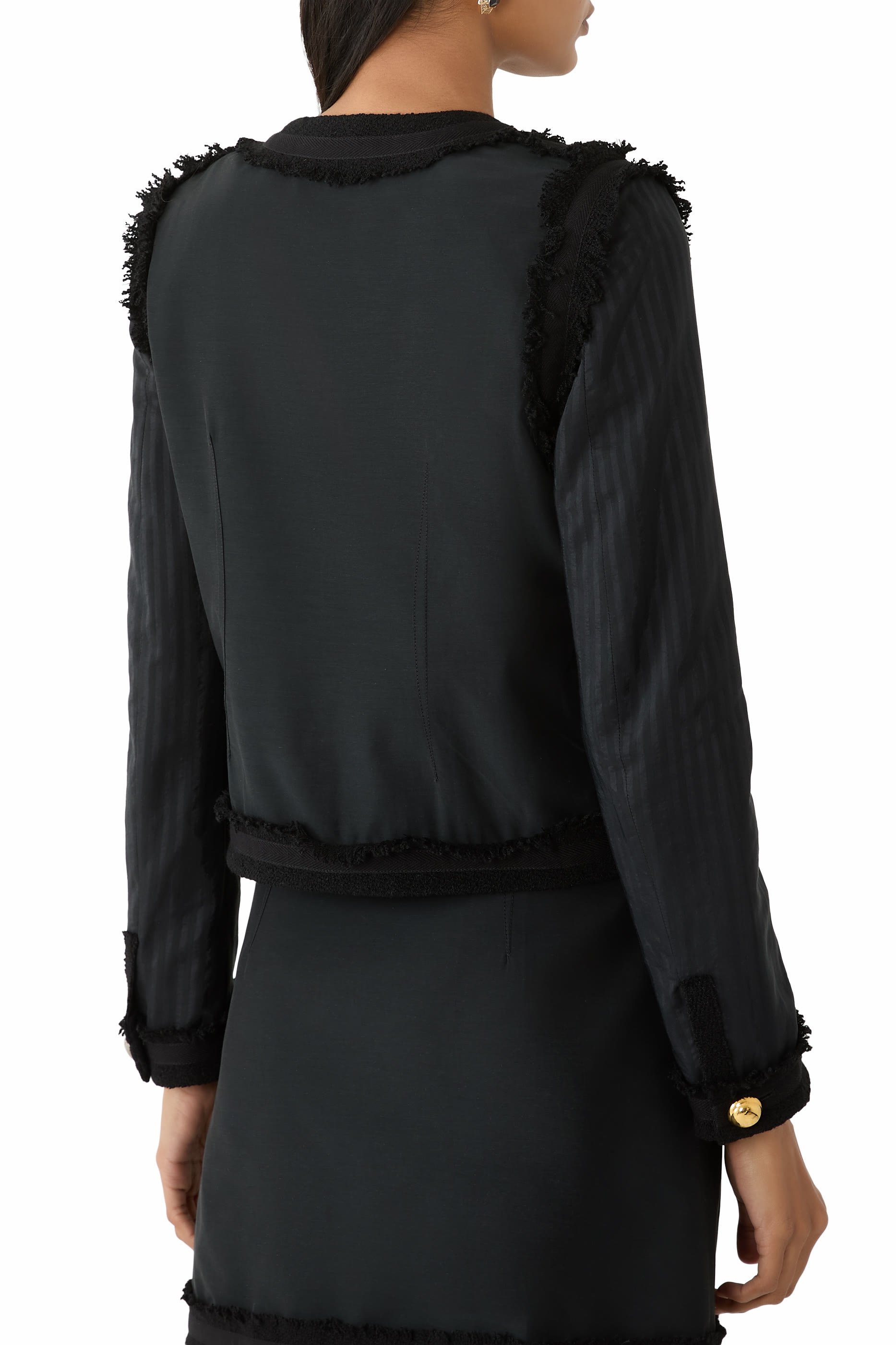 Stretch Boucl&eacute; Jacket