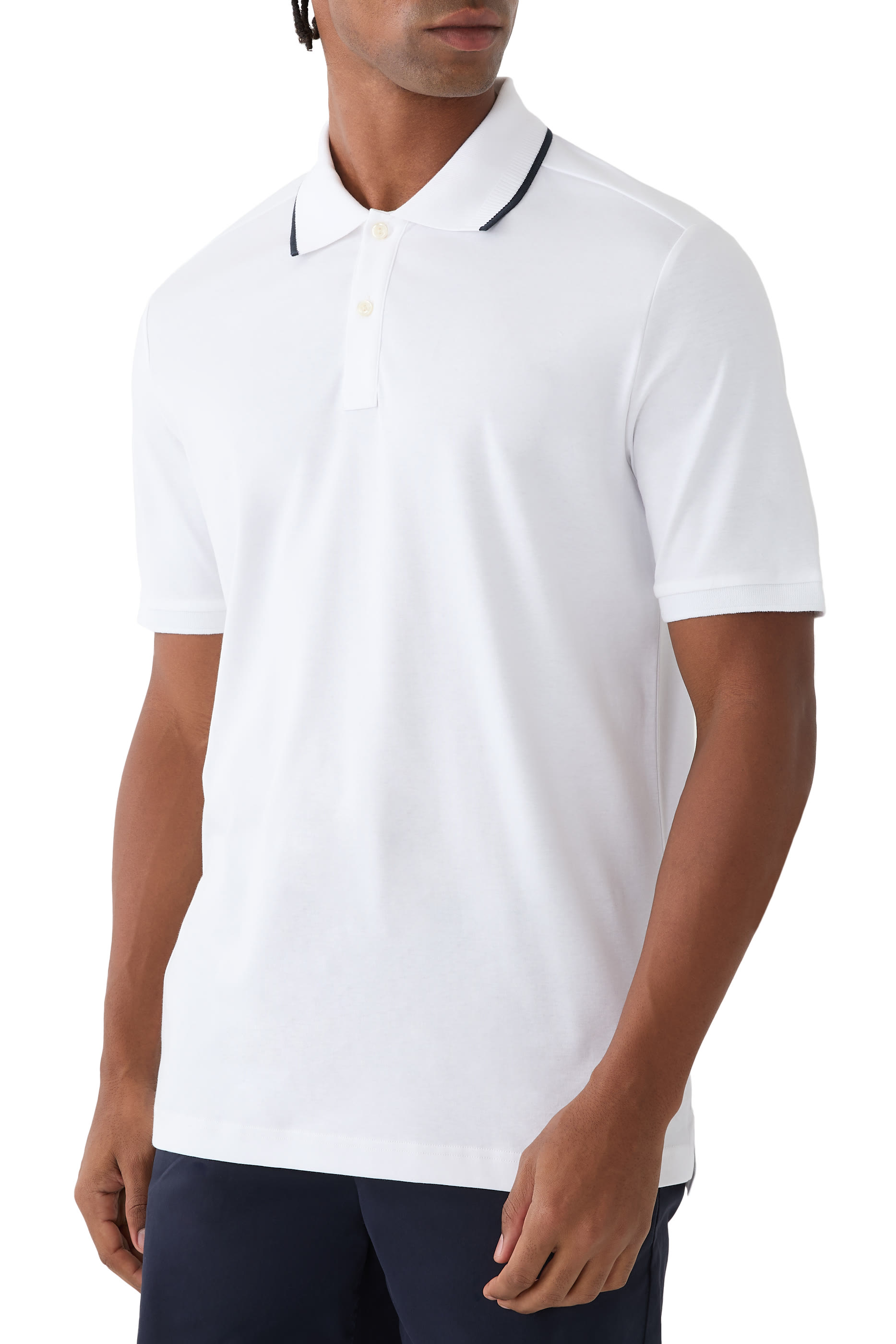 Cotton Interlock Polo Shirt 