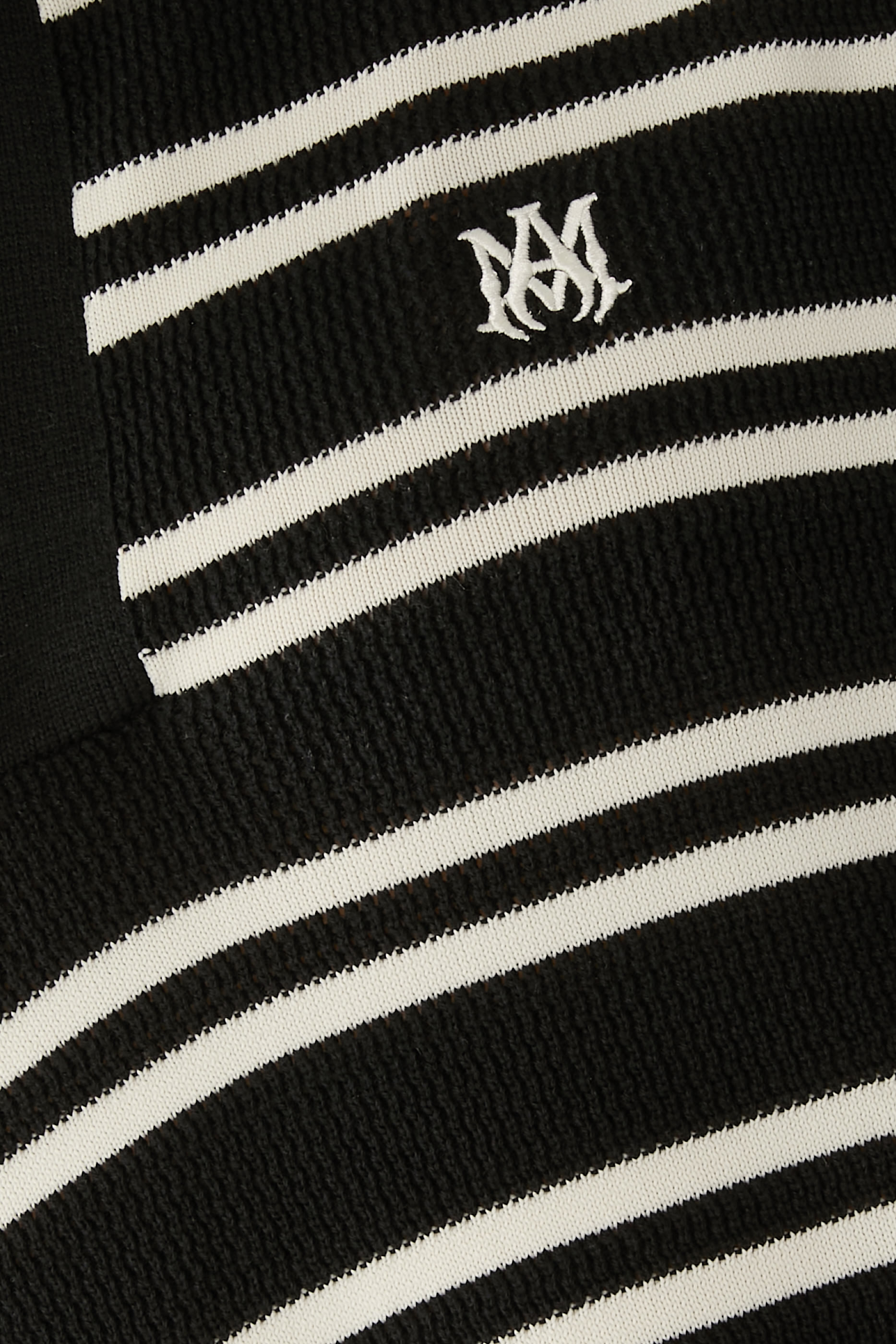 MA Stripe Knit Polo