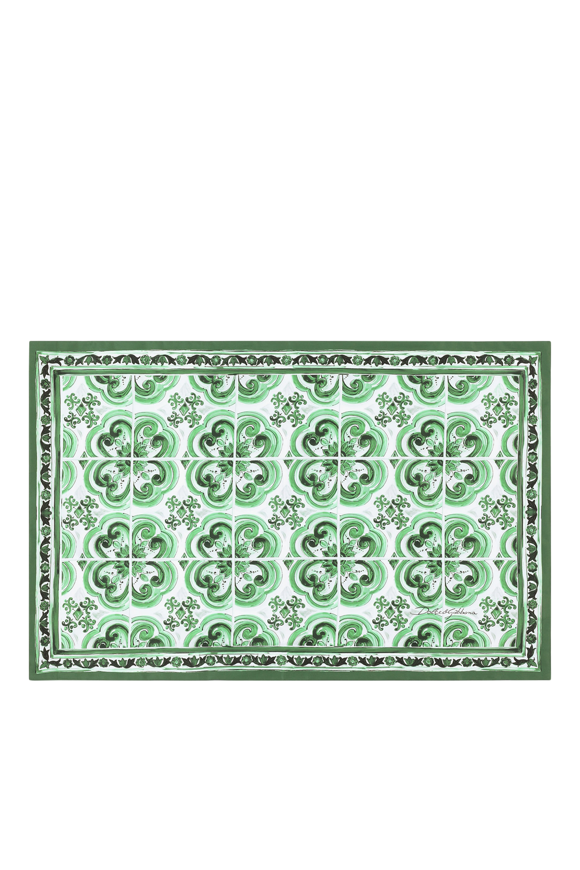 Maiolica Verde Pillowcase - Set of 2