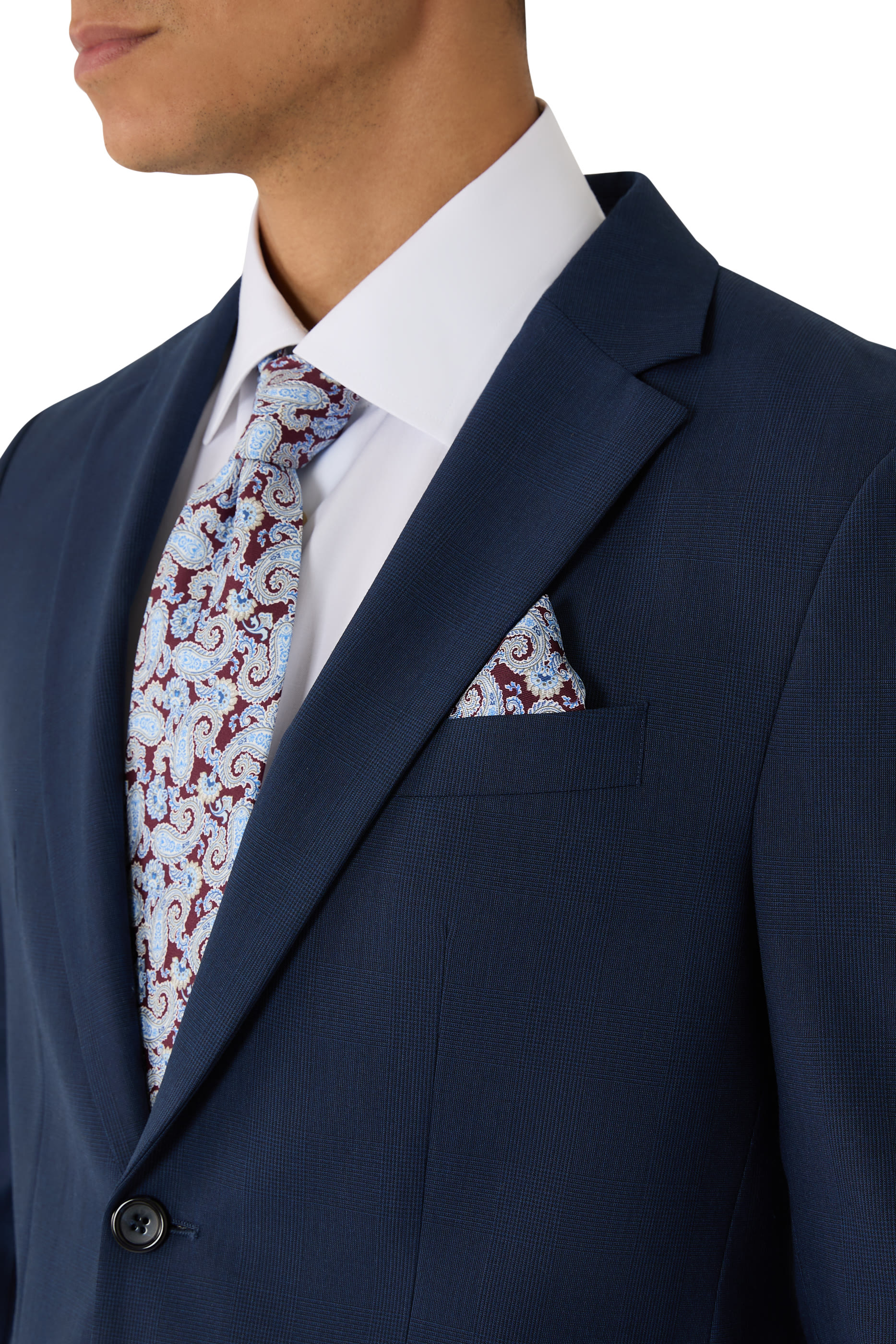 Paisley Print Pocket Square