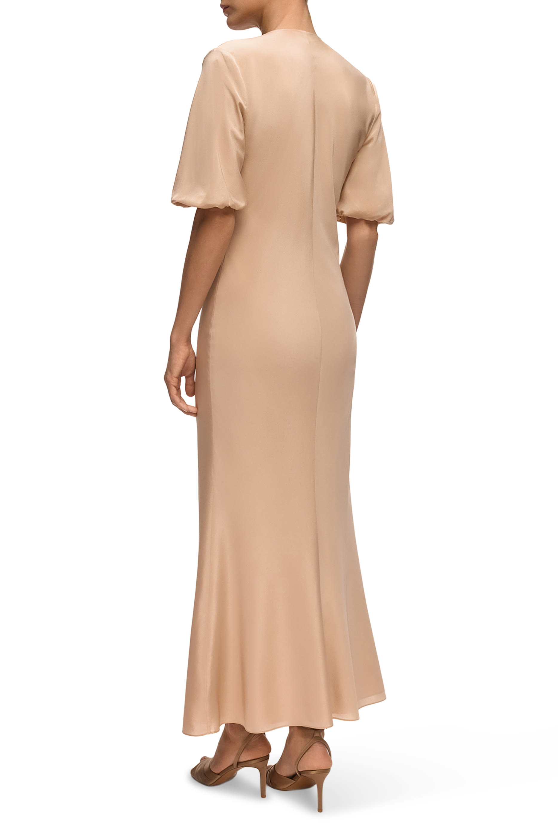 Madeleine Mulberry Silk Dress